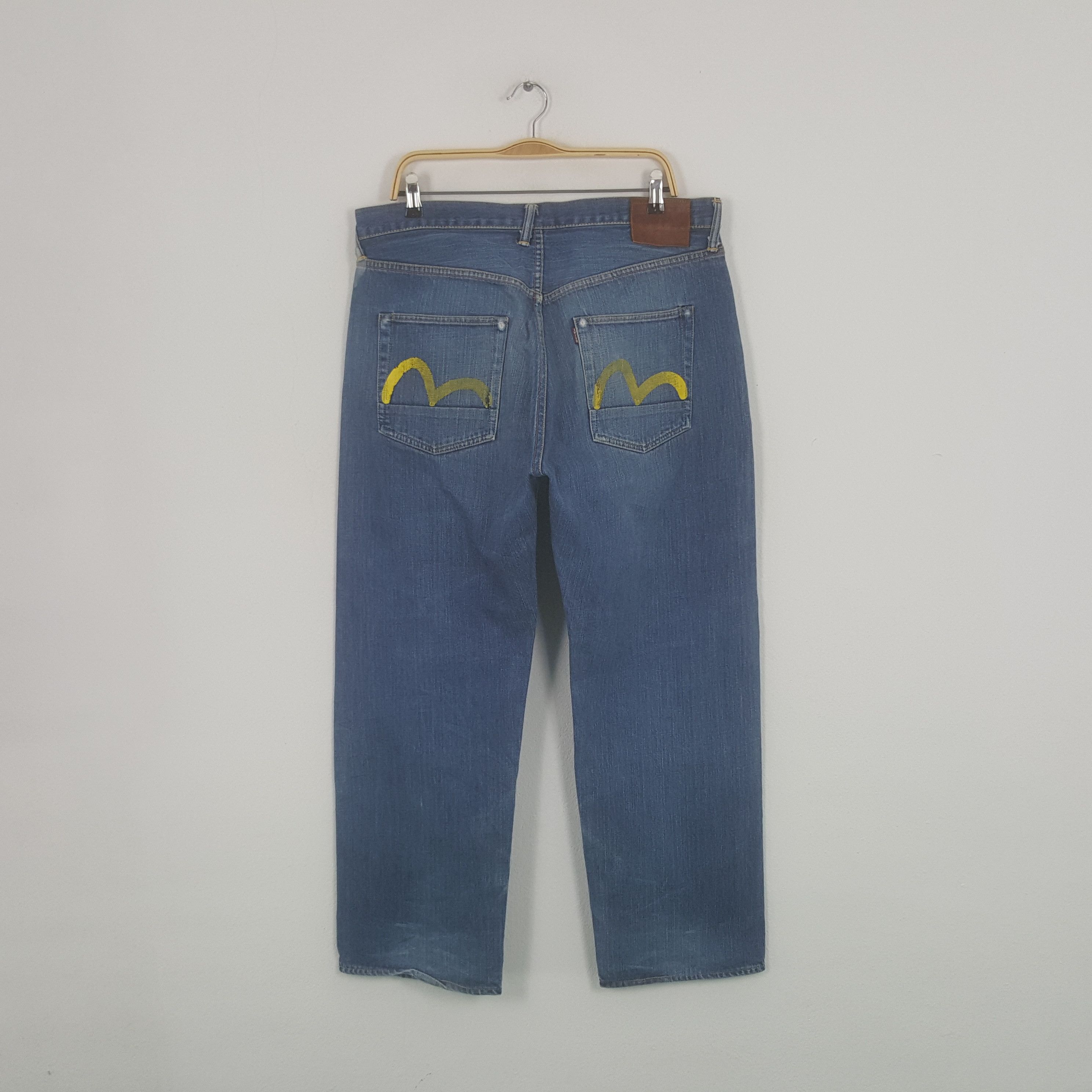 Evisu Vintage Evisu Japanese Brand Daicock Custom Art Denim Jeans Size US 36 / EU 52 - 4 Thumbnail
