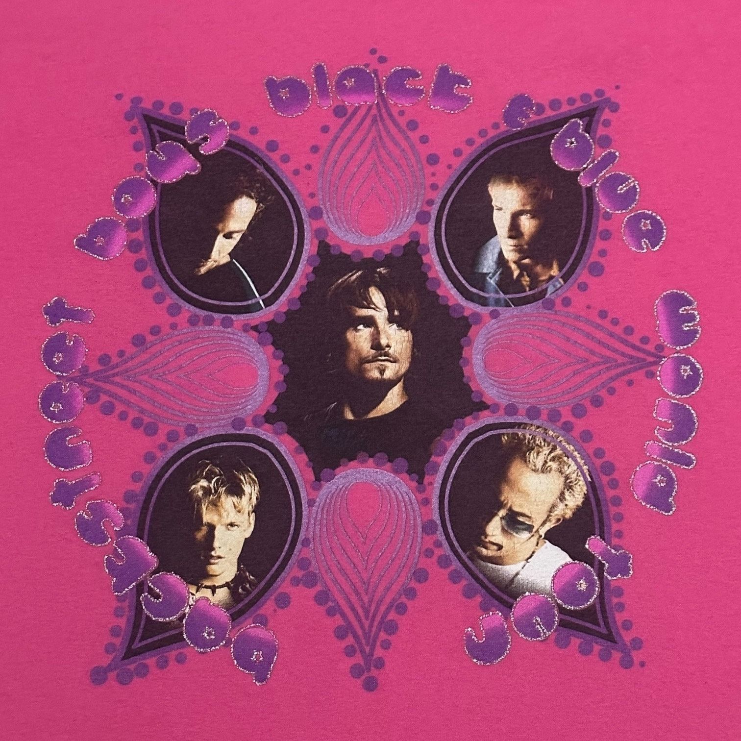 Giant Back street boys black and blue tour pink shirt giant tag Size US M / EU 48-50 / 2 - 2 Thumbnail