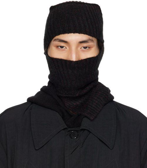 Maison Margiela !DS! AW23 Maison Margiela Exposed Seam Rolling Balaclava Size ONE SIZE - 3 Thumbnail