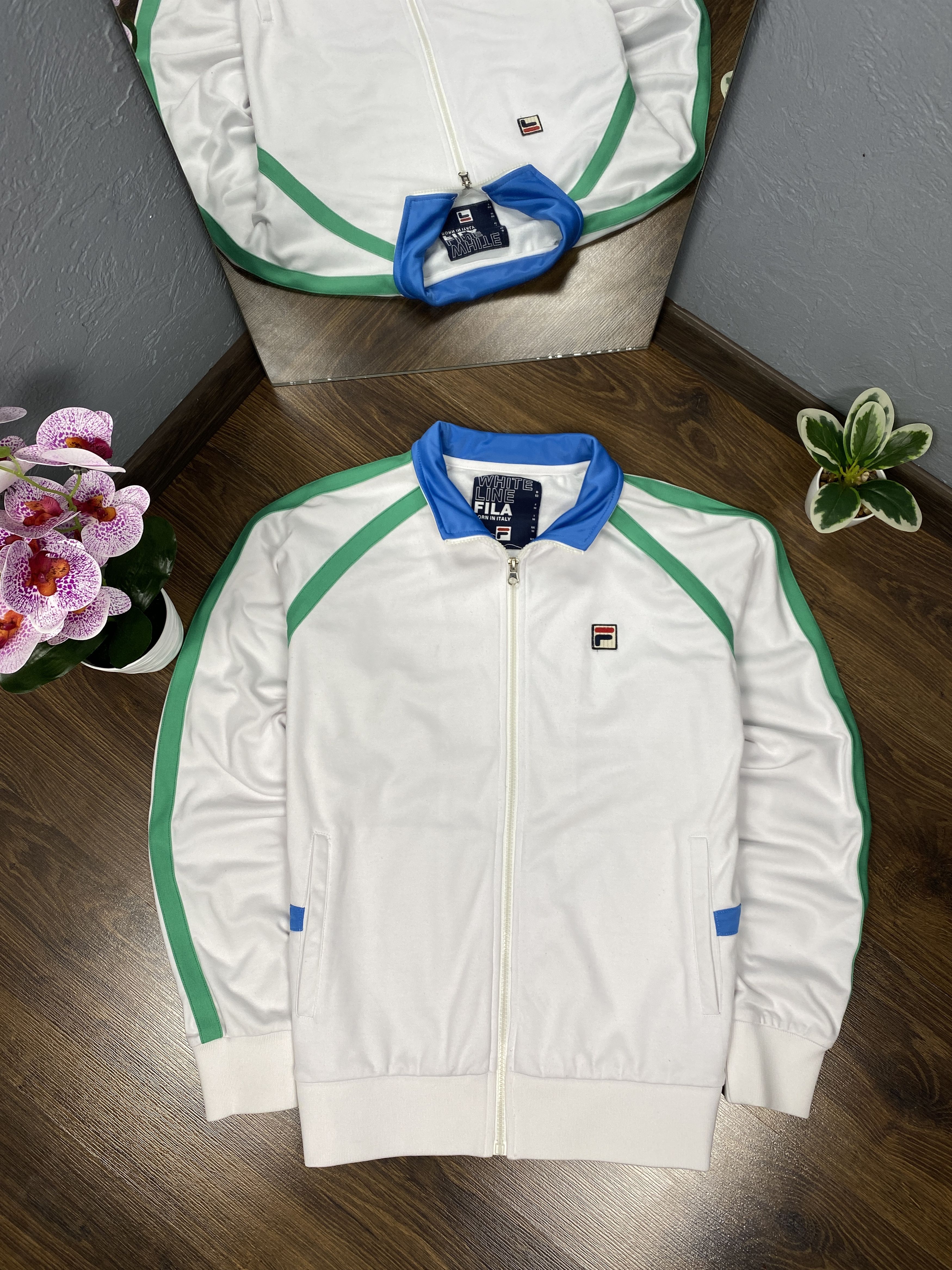 Fila × Vintage Fila White Line vintage track top jacket y2k Size US M / EU 48-50 / 2 - 1 Thumbnail
