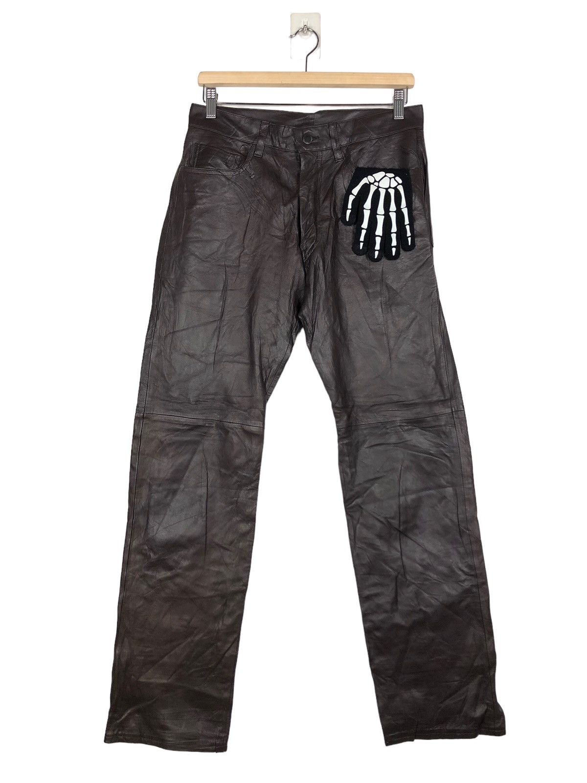 Comme Ca Ism ☄️Genuine Leather Pants Riot Riot Comme Ca Ism Japan Size US 30 / EU 46 - 1 Thumbnail