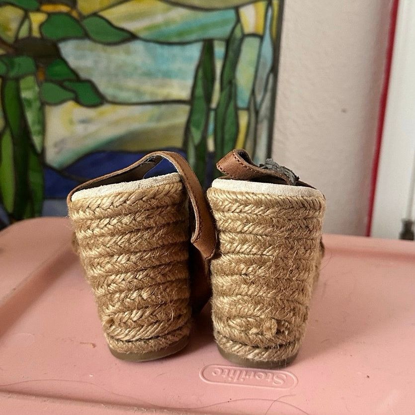 American Eagle Outfitters american eagle outfitters woven wedge sandals heels Size US 8 / IT 38 - 3 Thumbnail