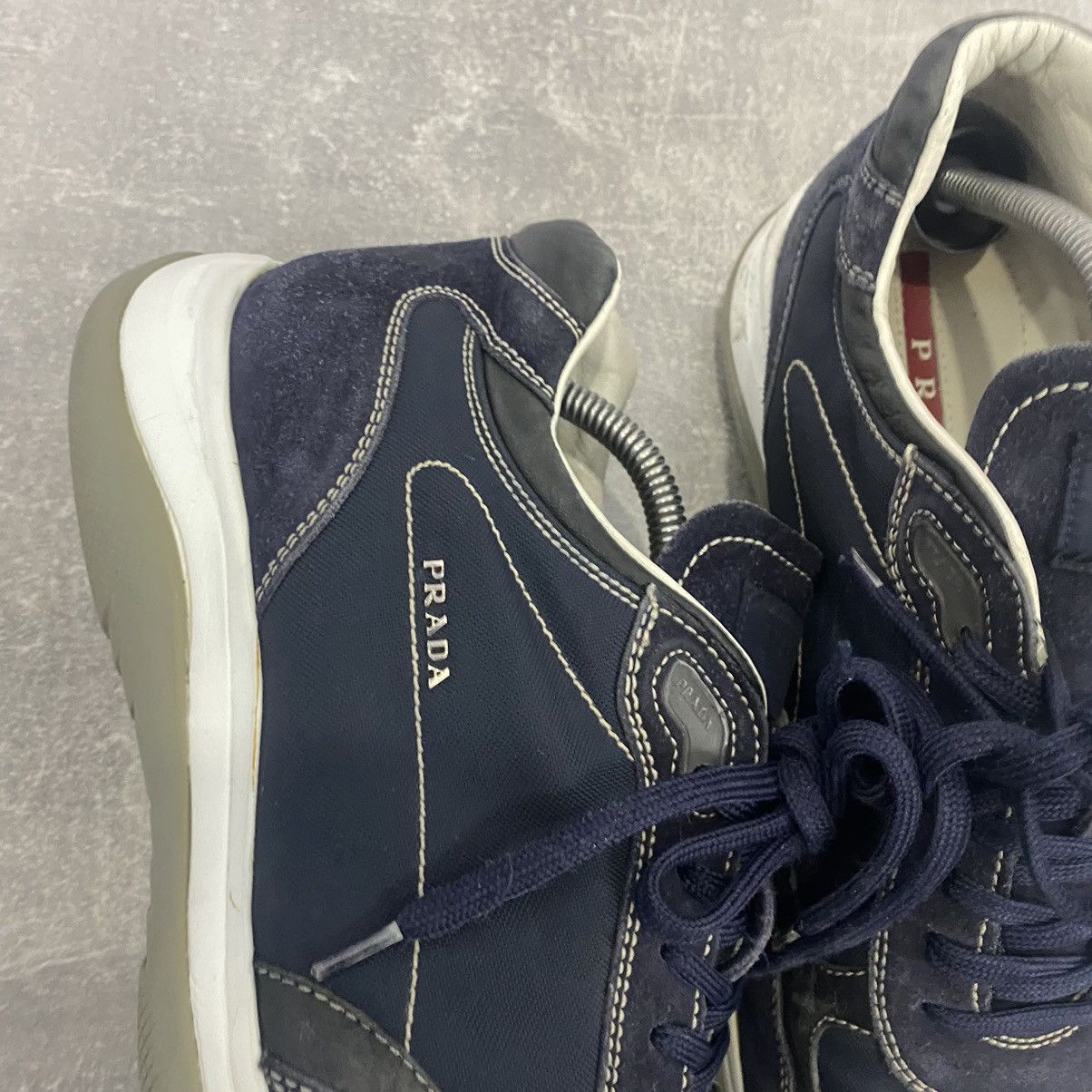 Prada Prada Suede Sneakers Low Top Size US 9.5 / EU 42-43 - 4 Thumbnail