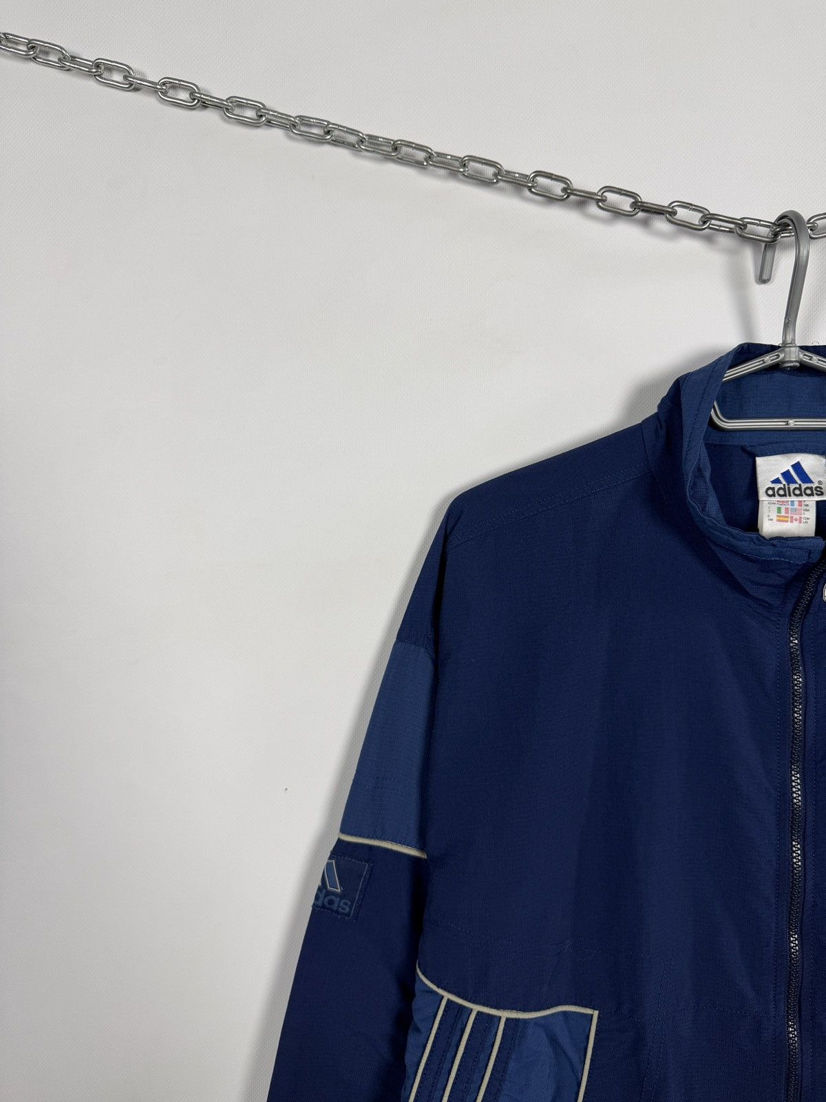 Adidas Adidas Vintage Full Zip Track Jacket 90s Retro Style Size L Size US L / EU 52-54 / 3 - 3 Thumbnail