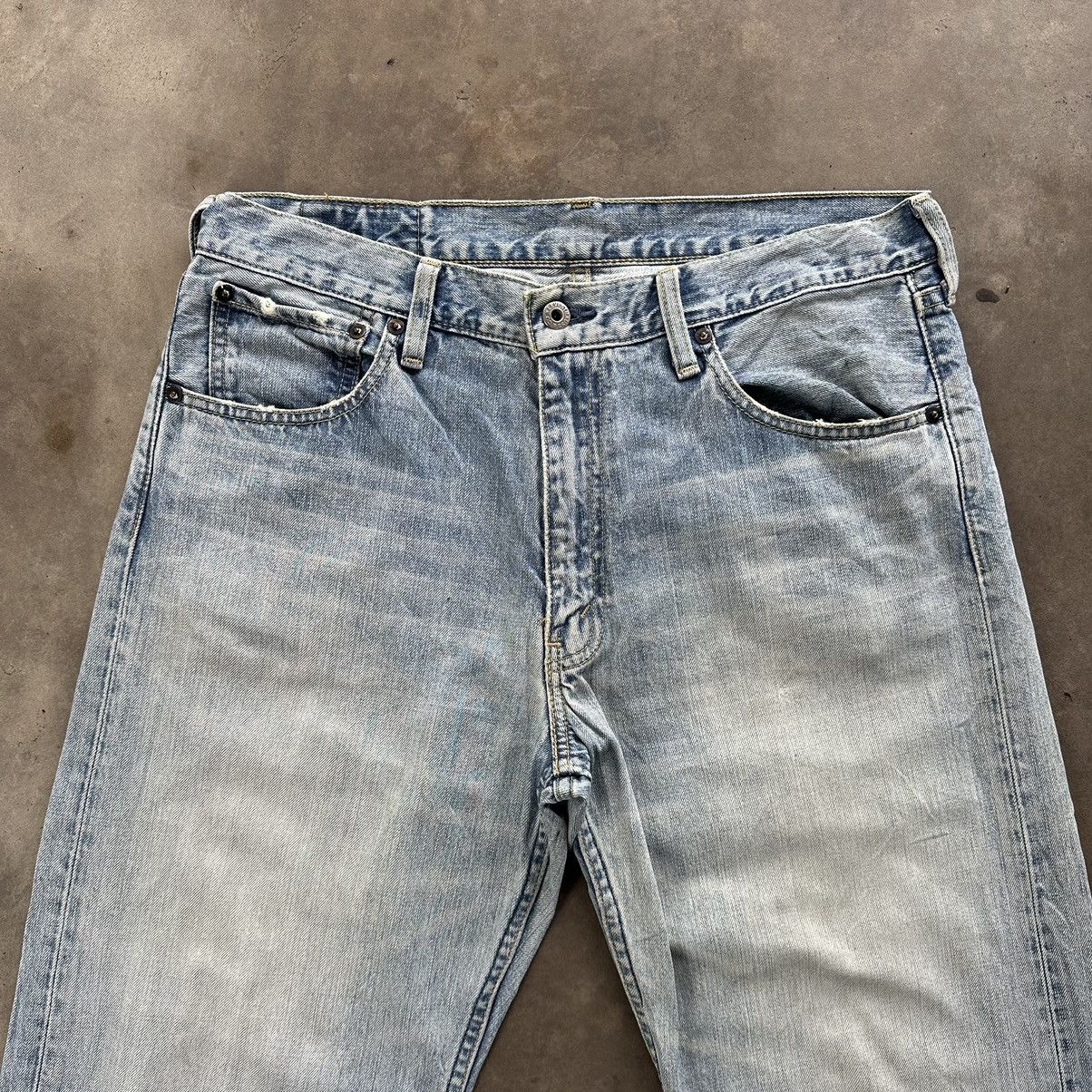 Japanese Brand Vintage Levi’s 503 Faded Distressed Faded Denim Jean Pant Size US 34 / EU 50 - 3 Thumbnail