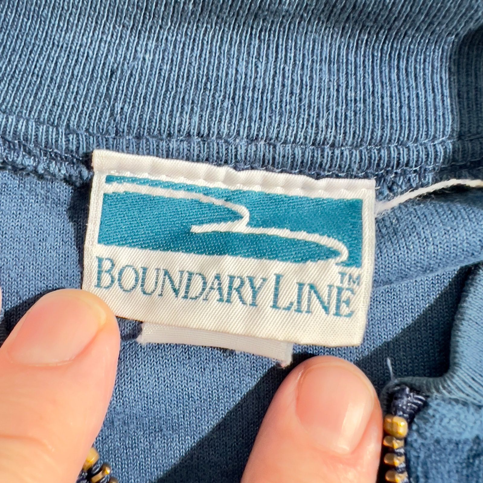Other Full Zip Fleece Jacket Boundary Line Woman L? See Pics Blue Size L / US 10 / IT 46 - 2 Thumbnail