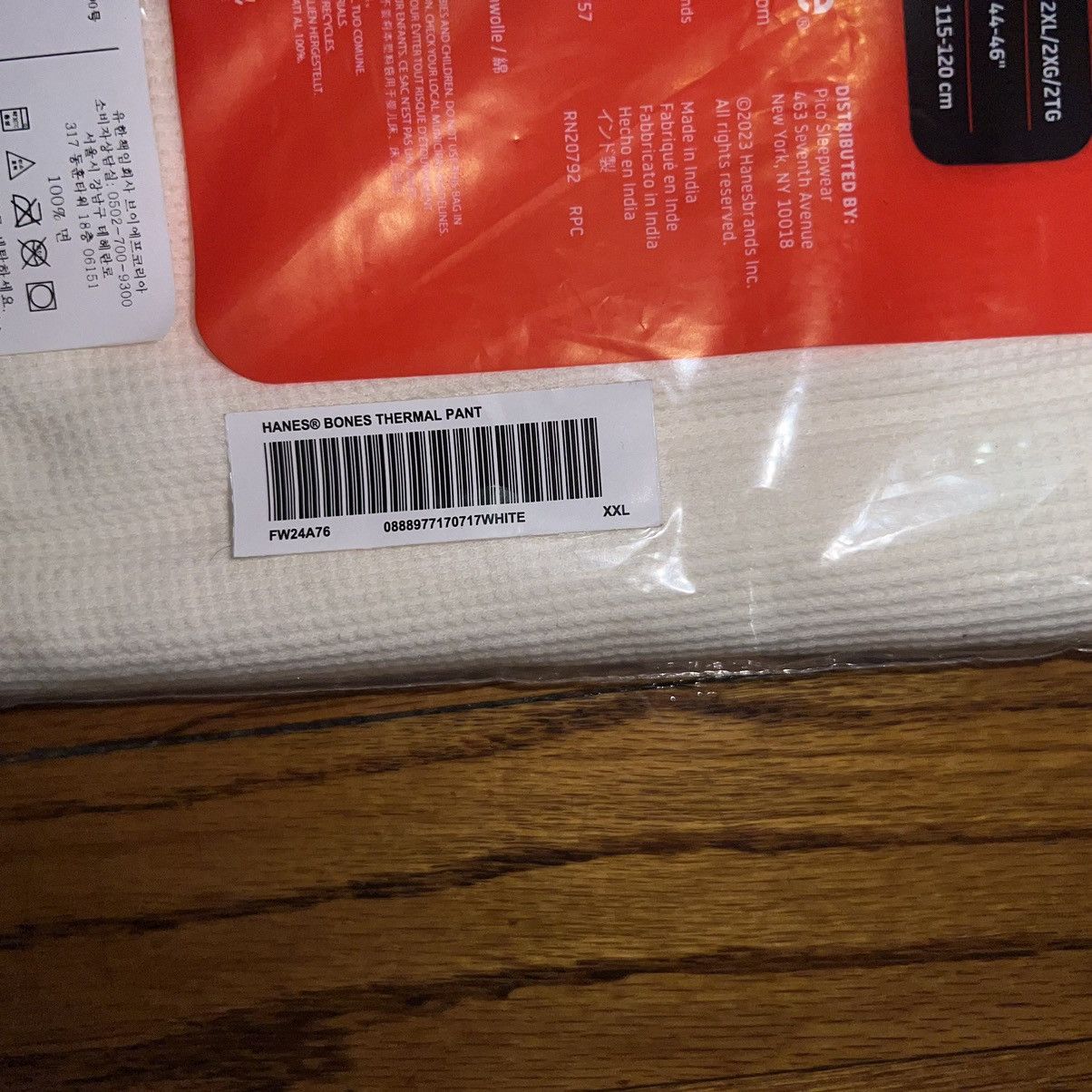 Supreme Supreme Hanes Bones Thermal Pants white Size: XXL Size US 44 / EU 60 - 5 Thumbnail