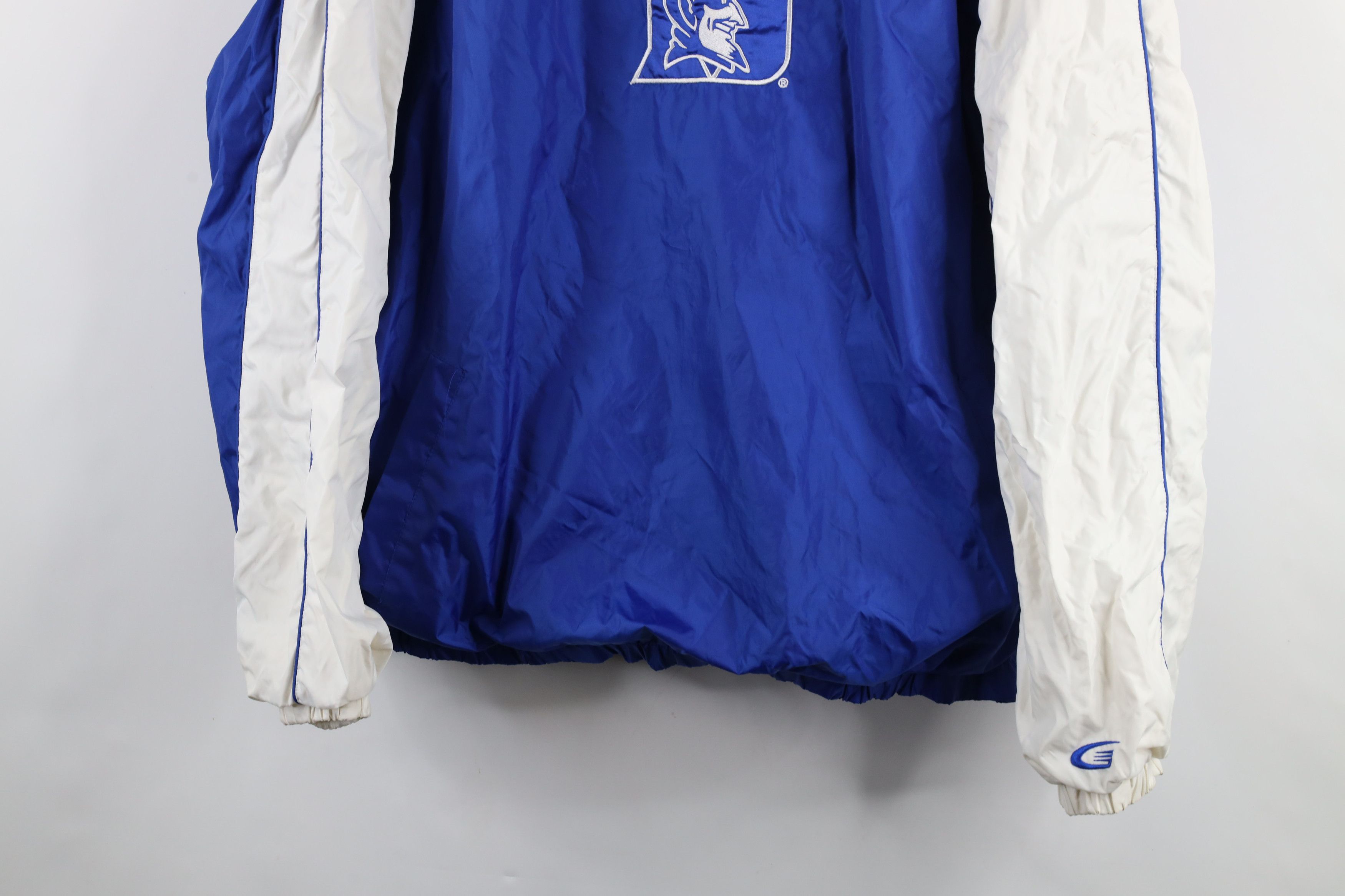 Vintage Vintage 90s University Lined Pullover Windbreaker Jacket Size US L / EU 52-54 / 3 - 3 Thumbnail