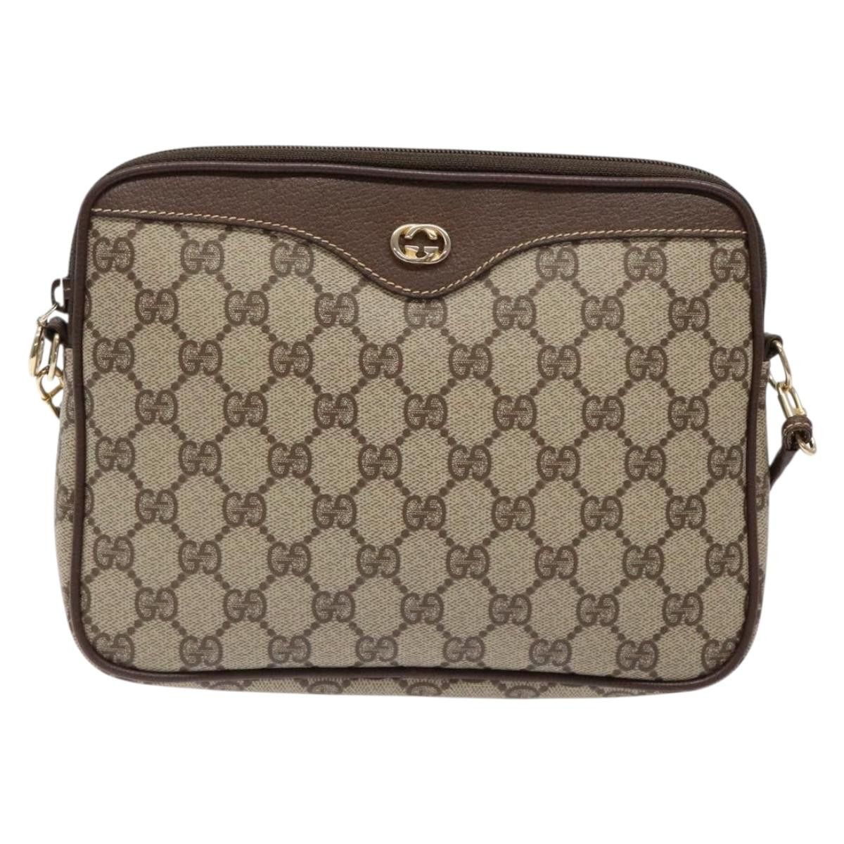Gucci GUCCI GG Supreme Shoulder Bag Pvc Beige Gold 156 02 068 Size ONE SIZE - 2 Thumbnail