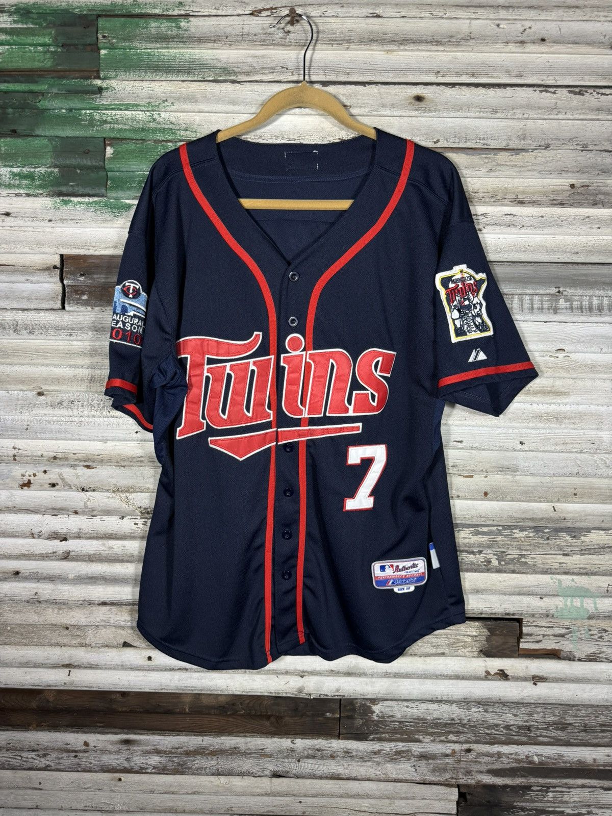 Majestic Minnesota Twins Majestic Authentic Joe Mauer Jersey 2010 Size US XL / EU 56 / 4 - 1 Thumbnail