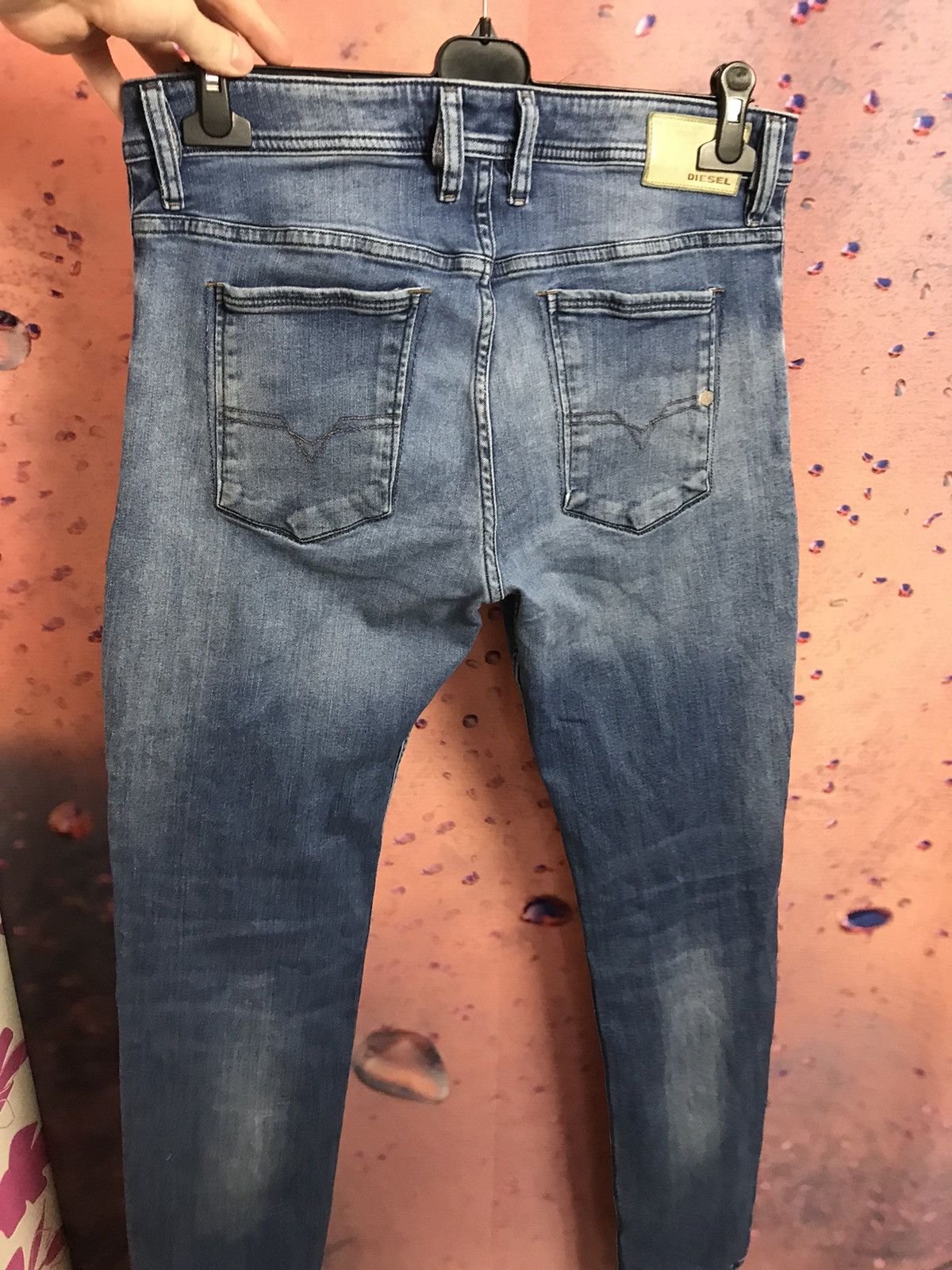 Diesel Diesel Sleenker luxury streetwear distressed jeans Size US 34 / EU 50 - 5 Thumbnail