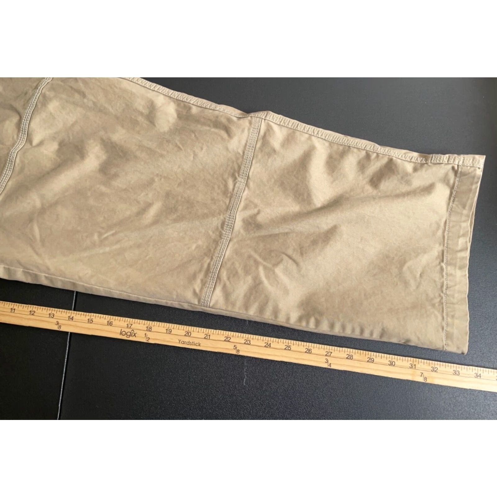 Vintage Cabela's Pants Mens 44 x 34 Cargo Straight Beige Heavy Cotton-Blend Stretch Zip Fly Nature Mens Size US 34 / EU 50 - 6 Thumbnail