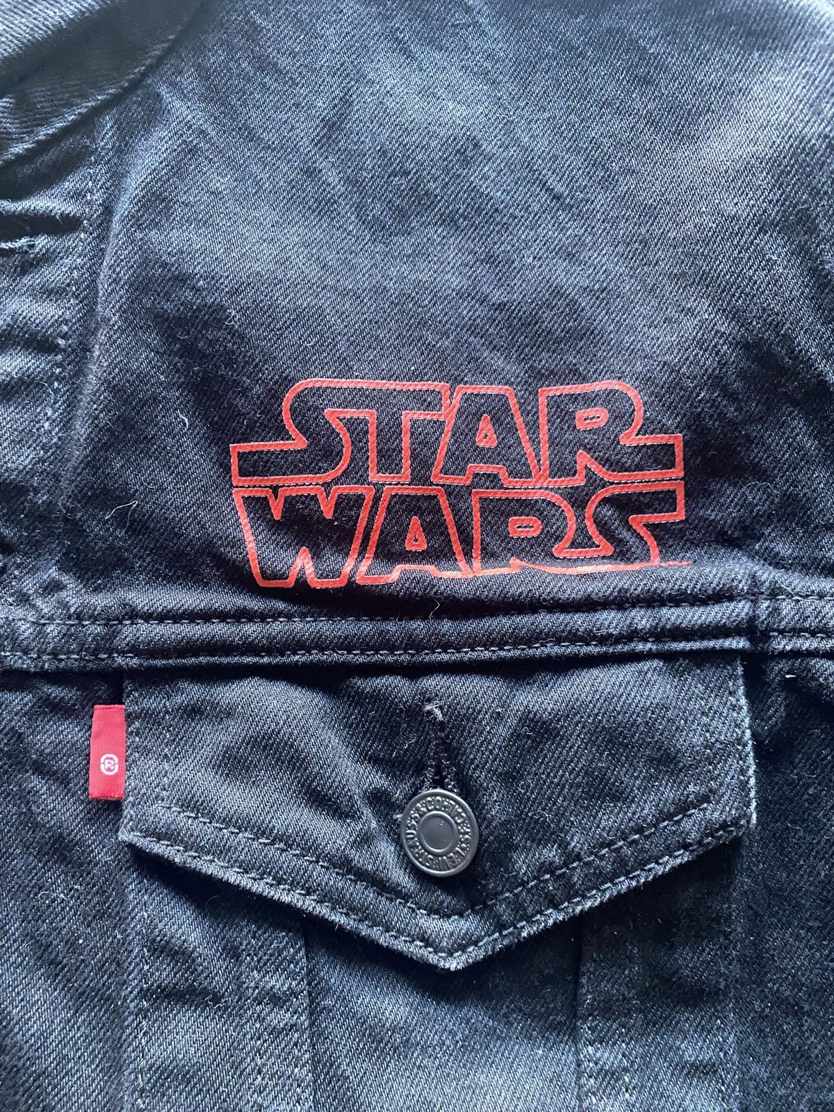 Levi's Levis Star Wars Darth Vader Denim Black Jacket Size US L / EU 52-54 / 3 - 2 Thumbnail