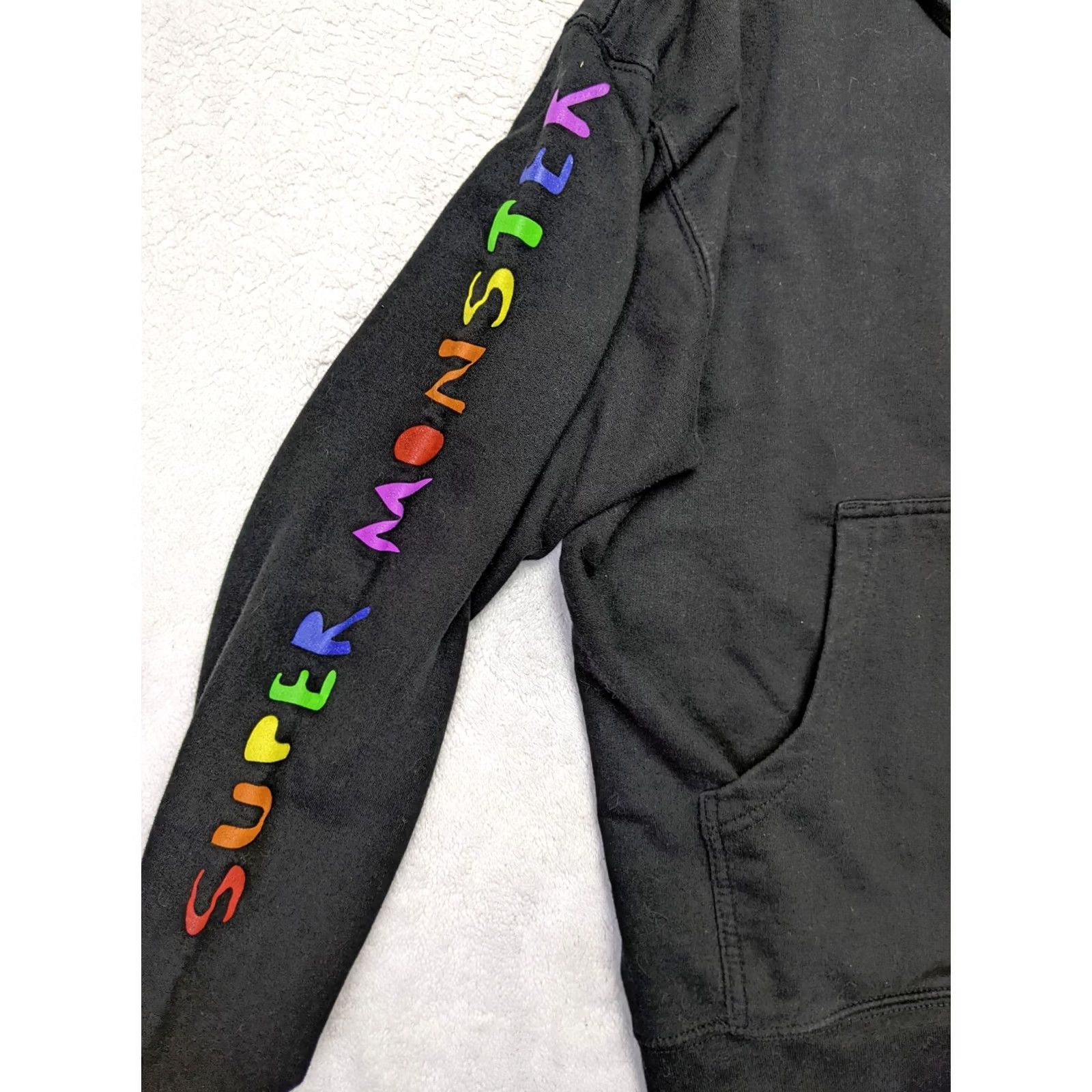 Vintage Independent Super Monster Claud Mens M Black Band Hoodie Kangaroo Pullover Size US M / EU 48-50 / 2 - 3 Thumbnail