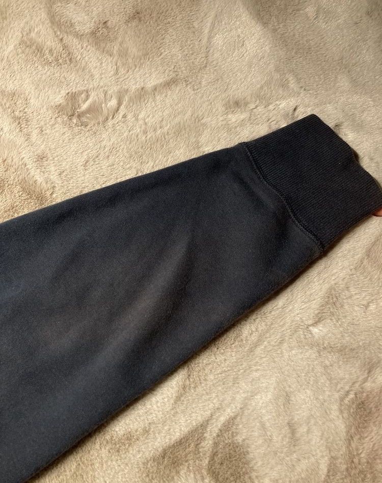 Nike × Vintage ⛩️Vintage Nike Zip Hoodie Navy Black Y2K baggy sun faded boxy Size US XL / EU 56 / 4 - 7 Thumbnail
