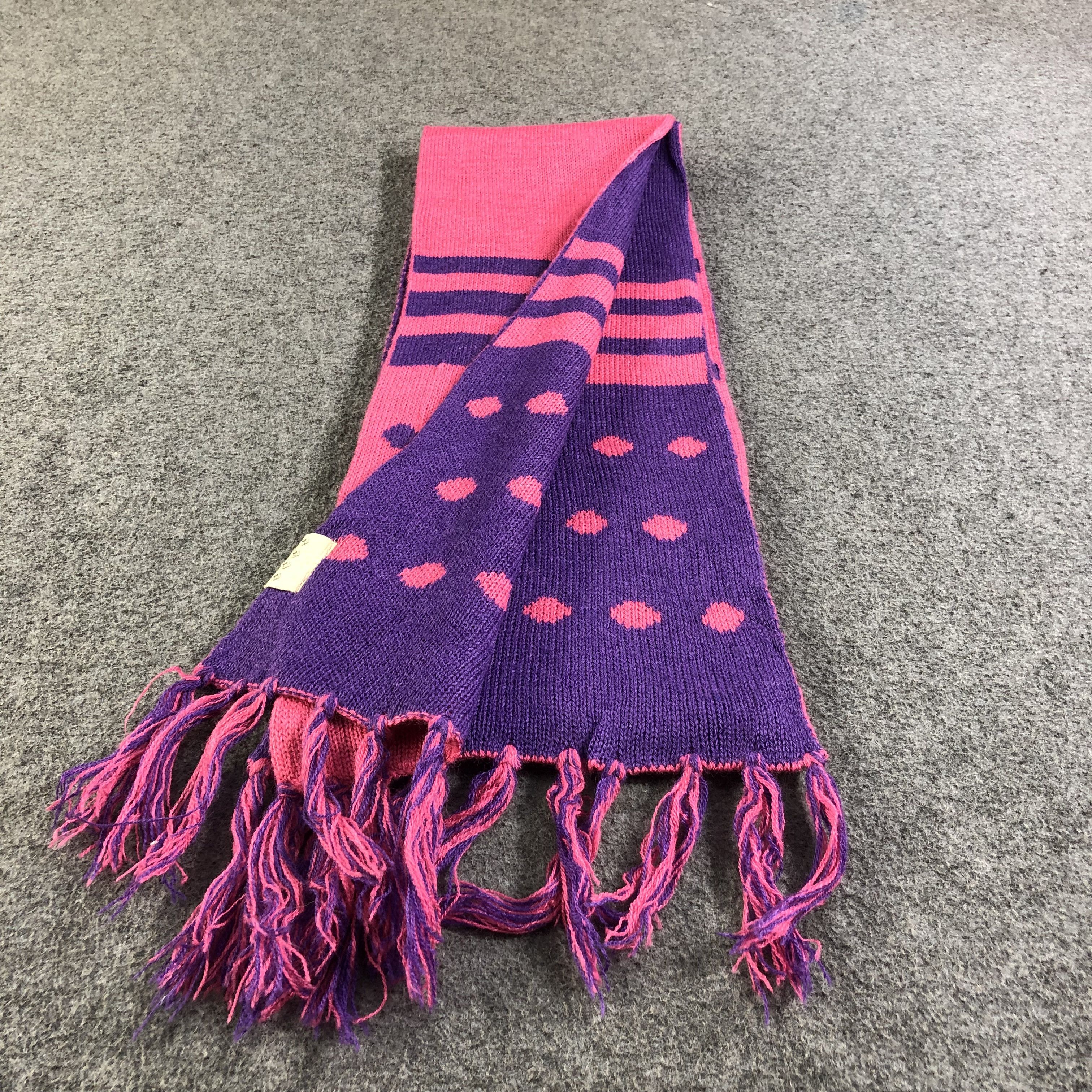 Vintage Marie Claire Sport Pink Scarf Muffler V1239 Size ONE SIZE - 4 Thumbnail