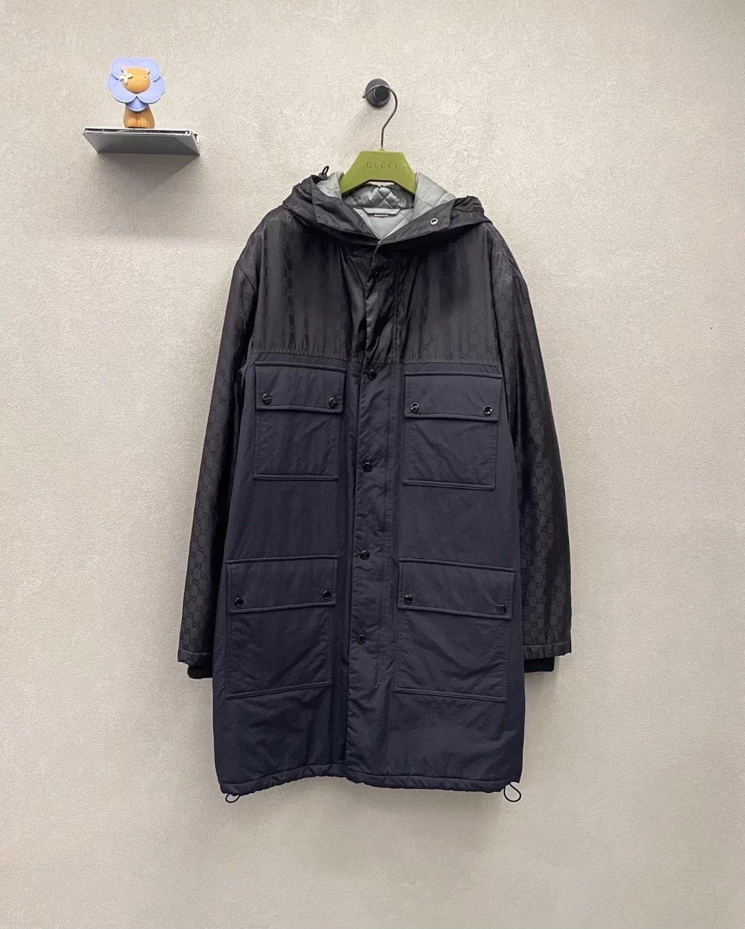 Gucci Gucci Black Cotton Pocketed Jacket 44 Size US S / EU 44-46 / 1 - 1 Thumbnail