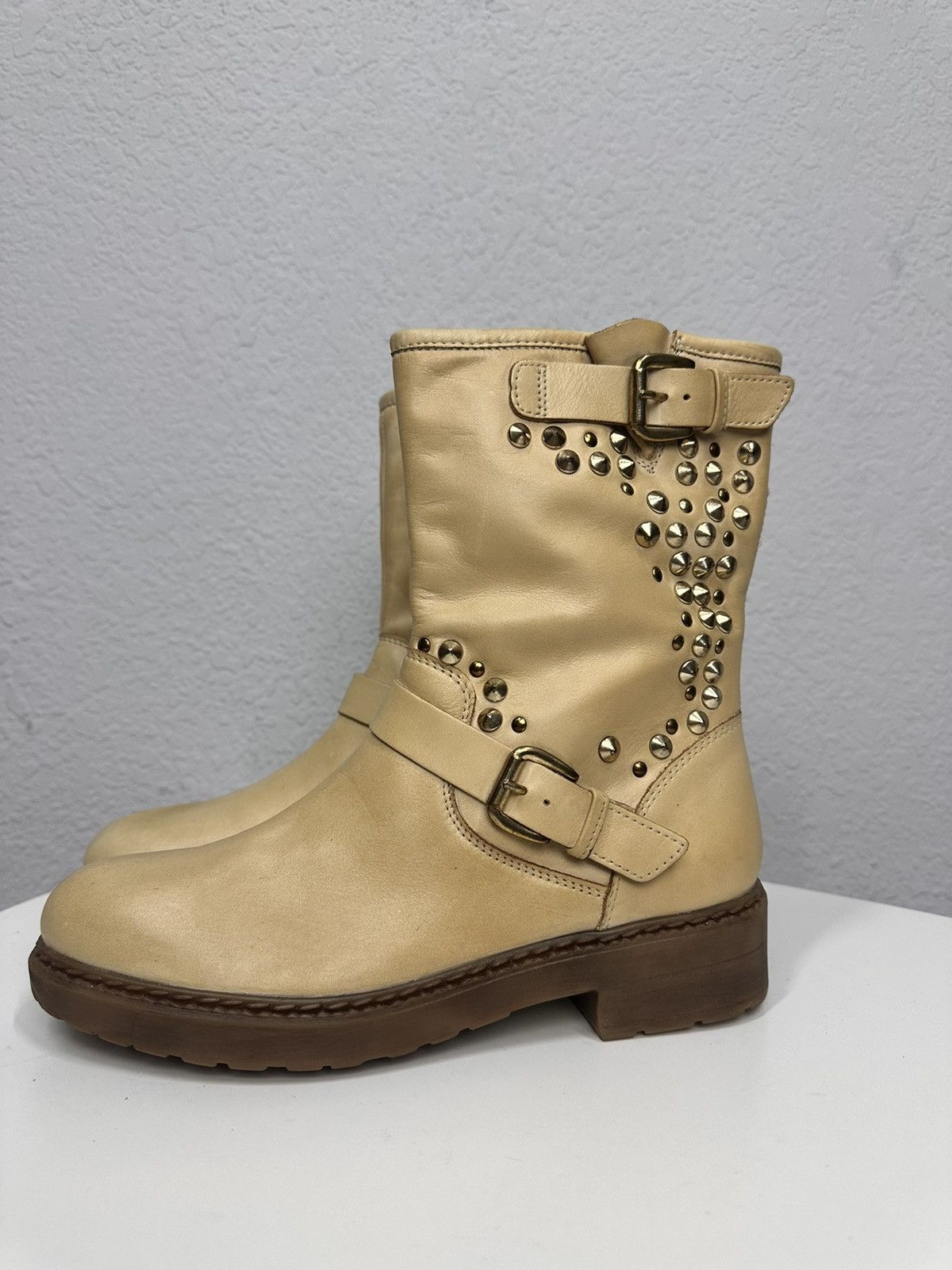 A.S.98 Vintage Leather Boots Metal Gothic Rick Owens Guidi AS 98 Size US 9 / IT 39 - 4 Thumbnail