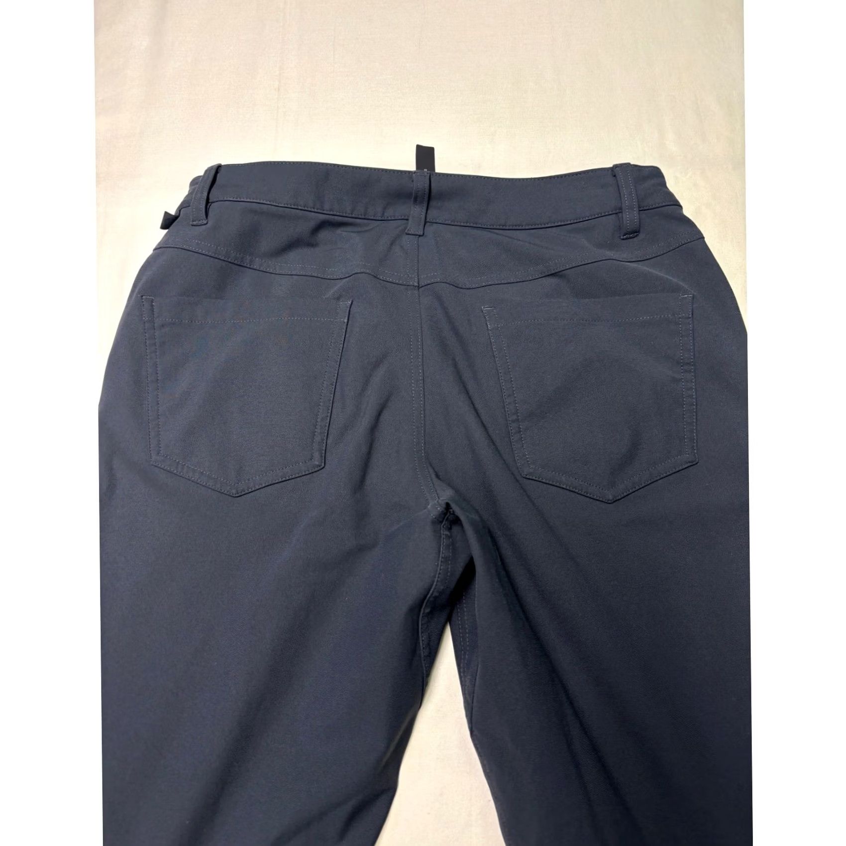 Lululemon Lululemon Commission Pant Slim Mens 30x31 Navy Blue Chino Straight Pocket 5-Pocket Moisture Wicking Quick Dry Stretch Easy Care Logo Zipper Button Size US 30 / EU 46 - 7 Thumbnail