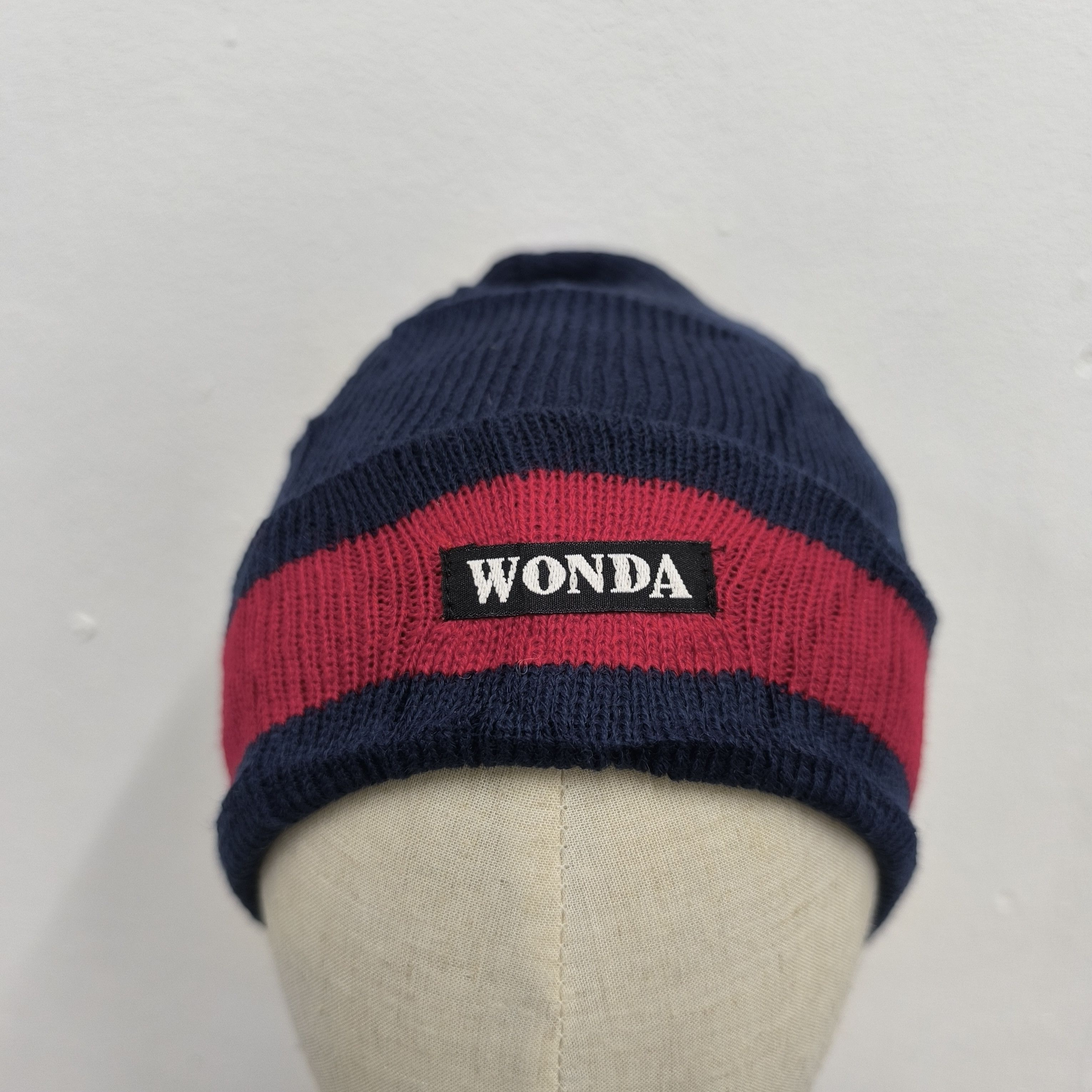 Japanese Brand 🌟Japanese brand wonda coffee stripes beanie hat Size ONE SIZE - 3 Thumbnail