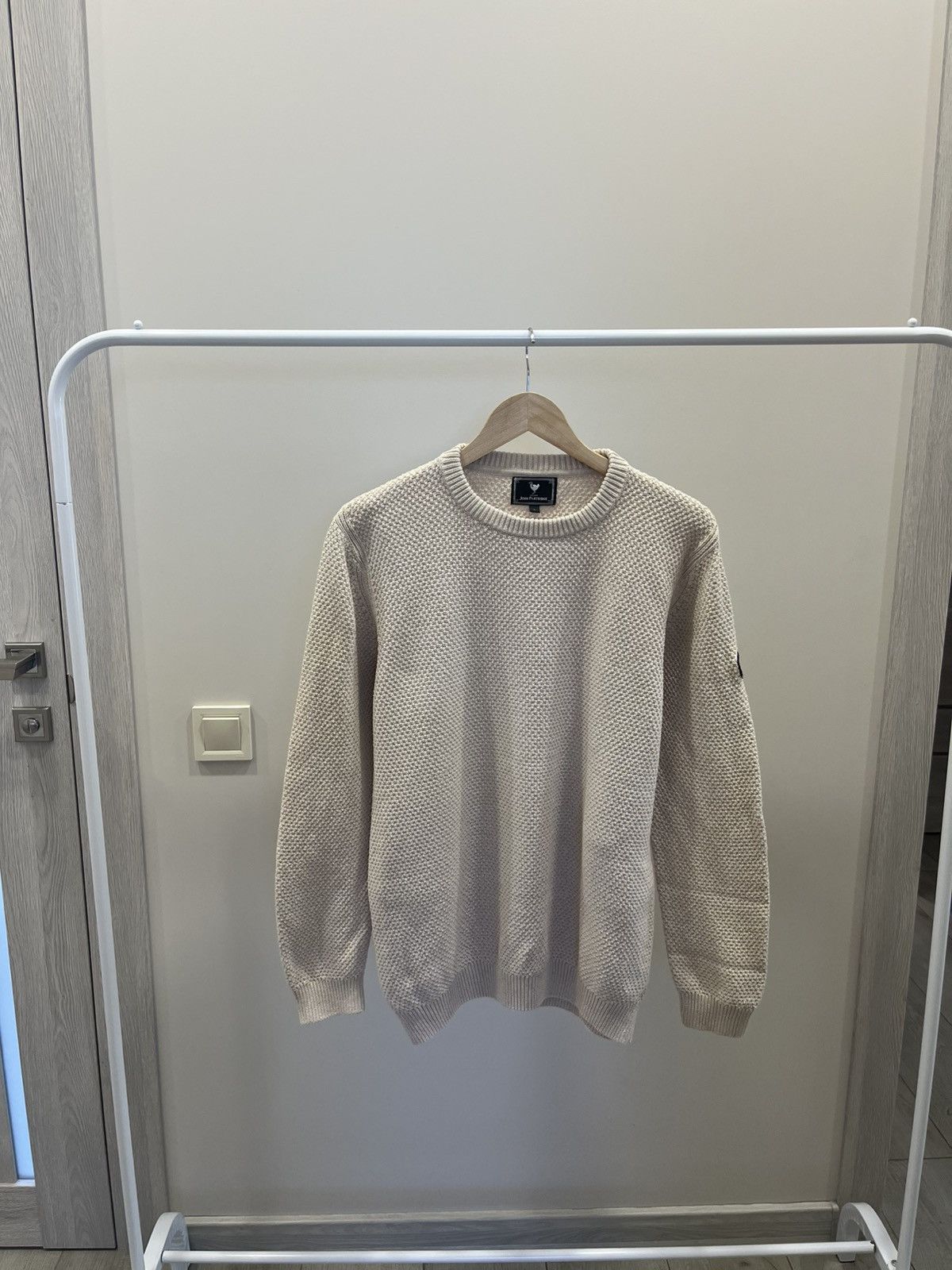 Vintage Vintage John Partridge Sweater Knit Size L Beige Casual Y2K Size US L / EU 52-54 / 3 - 1 Thumbnail