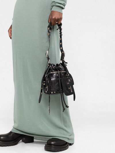 アウトレット【BALENCIAGA】LE CAGOLE BUCKET XS 702431 2AAF4 Balenciaga Xs Le Cagole Bucket Bag in Blue | FWRD