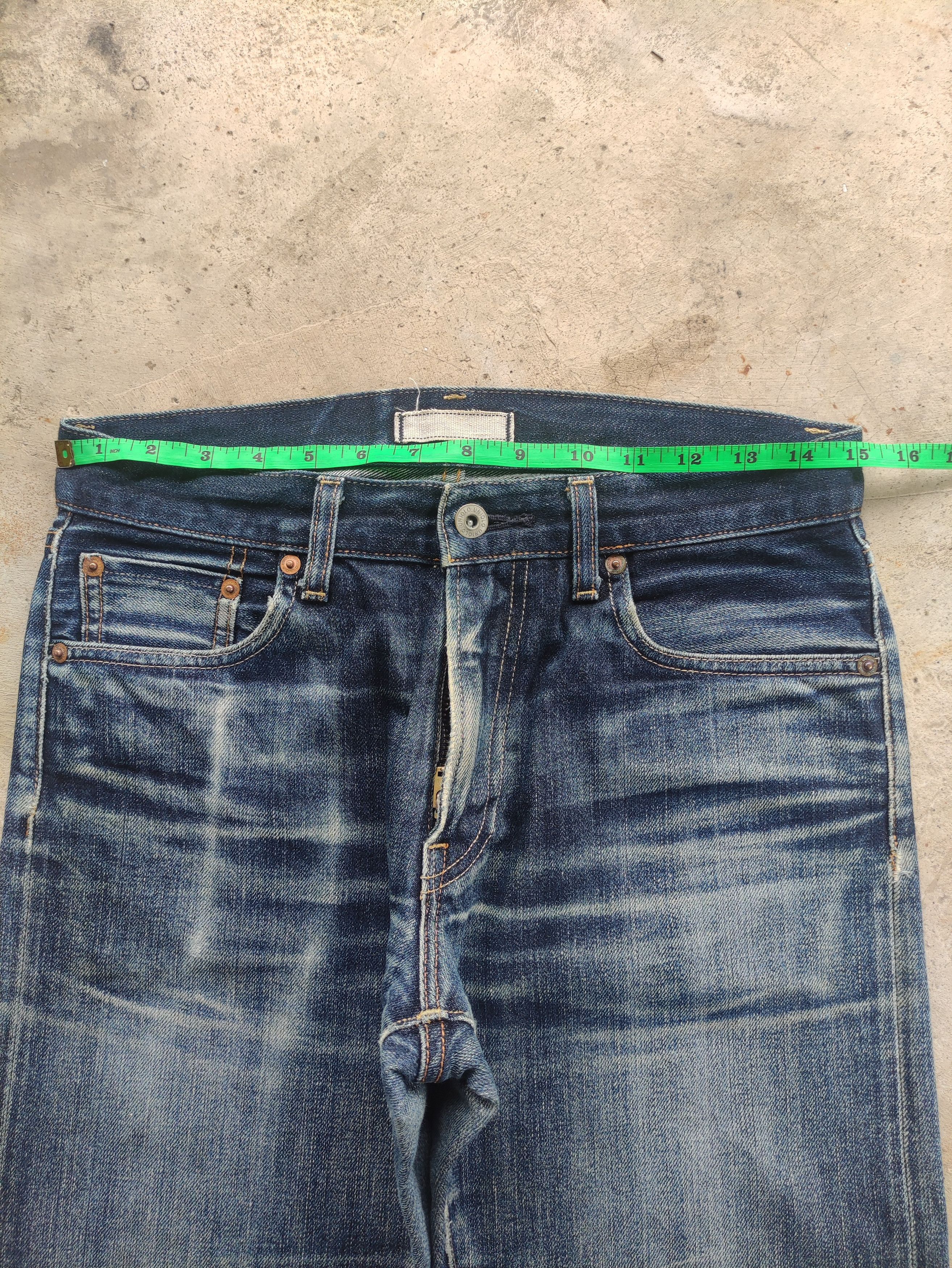 Japanese Brand Vintage Japanese Jean Distressed Faded Denim W30 Size US 30 / EU 46 - 6 Thumbnail