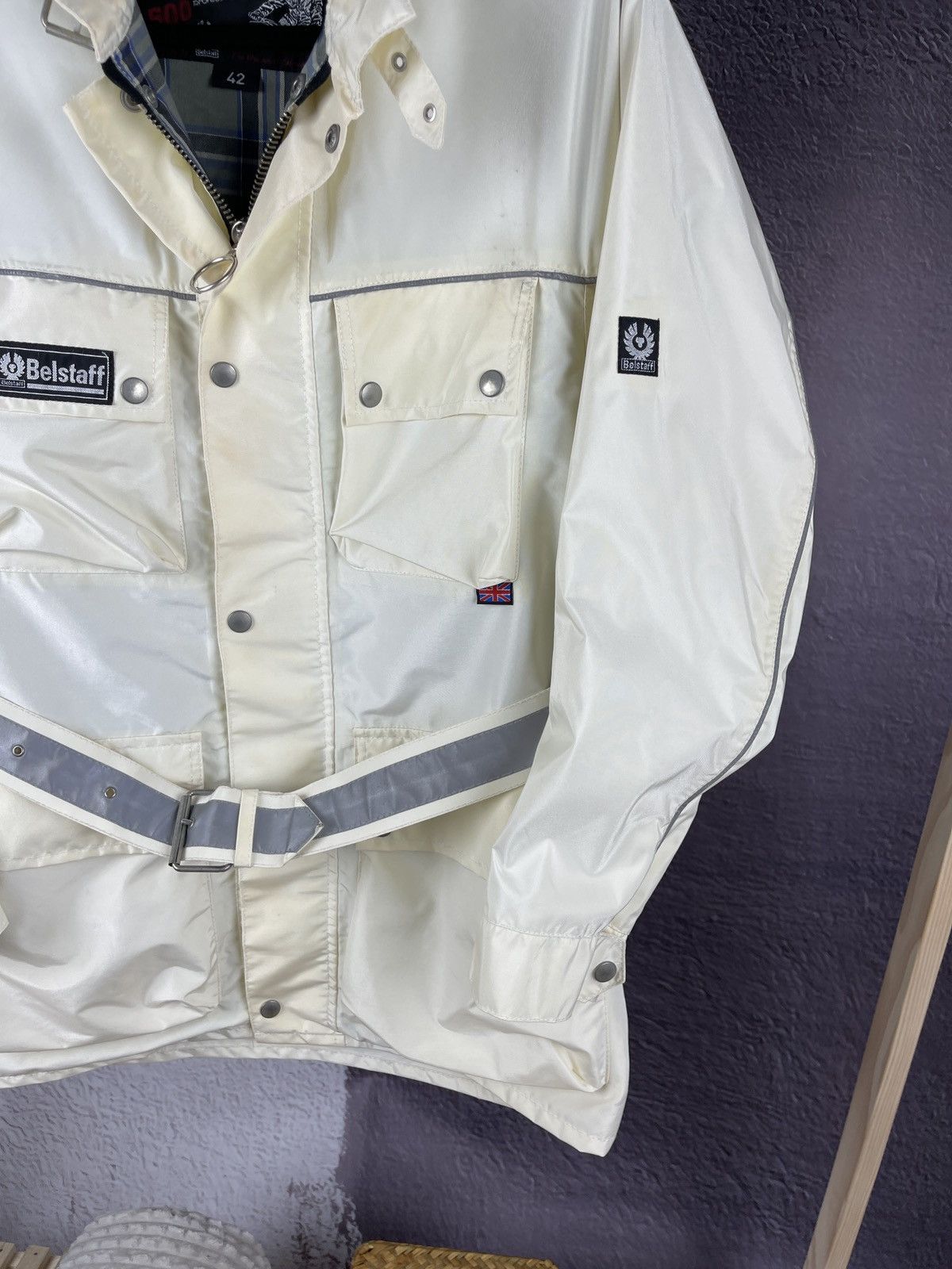 Belstaff Belstaff Tourmaster 500 Rider Belted Motorcycle Light Jacket Size US XS / EU 42 / 0 - 4 Thumbnail
