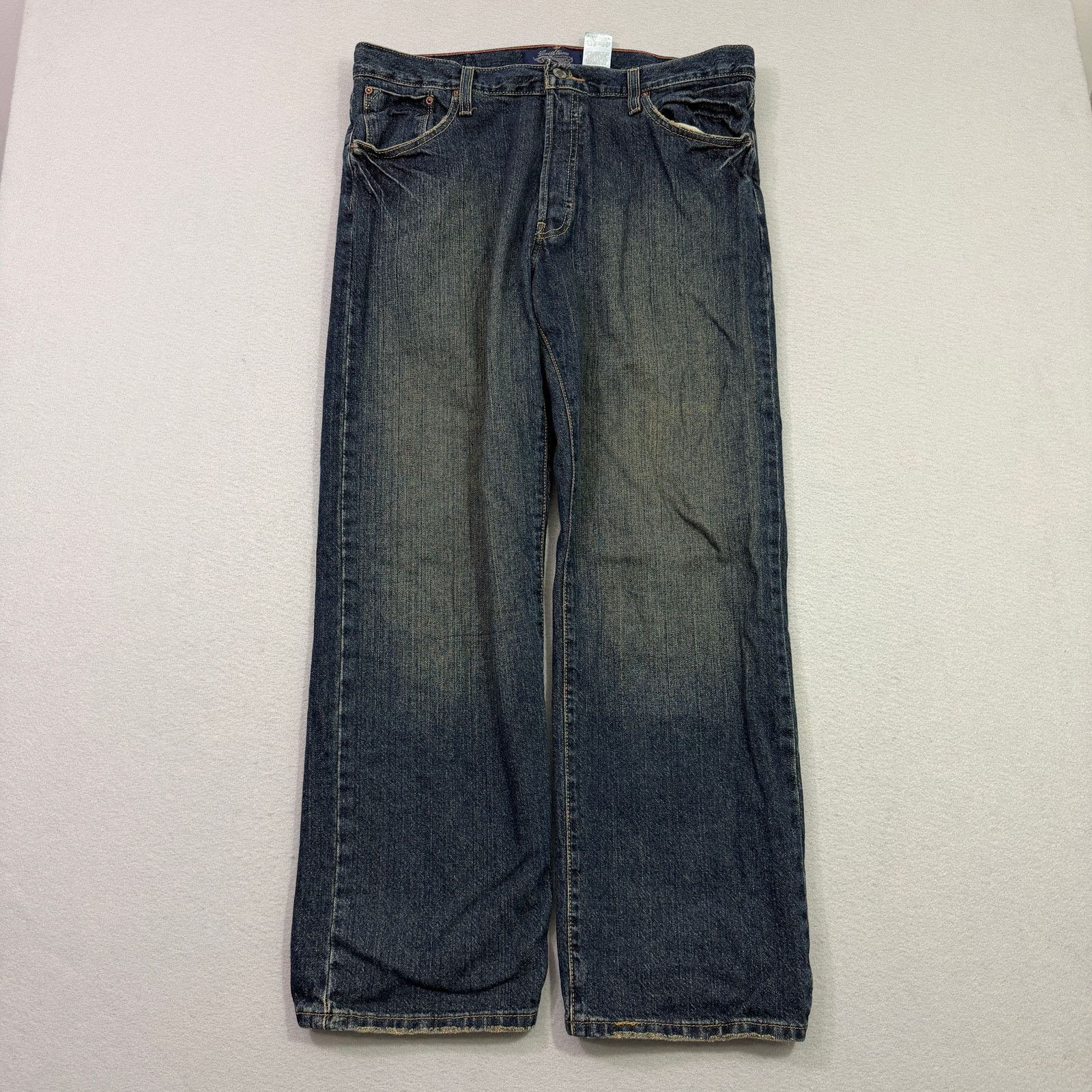 Levi's Vintage Levis Low Straight Jeans Men's 34x30 Dark Wash Faded Size US 34 / EU 50 - 1 Thumbnail