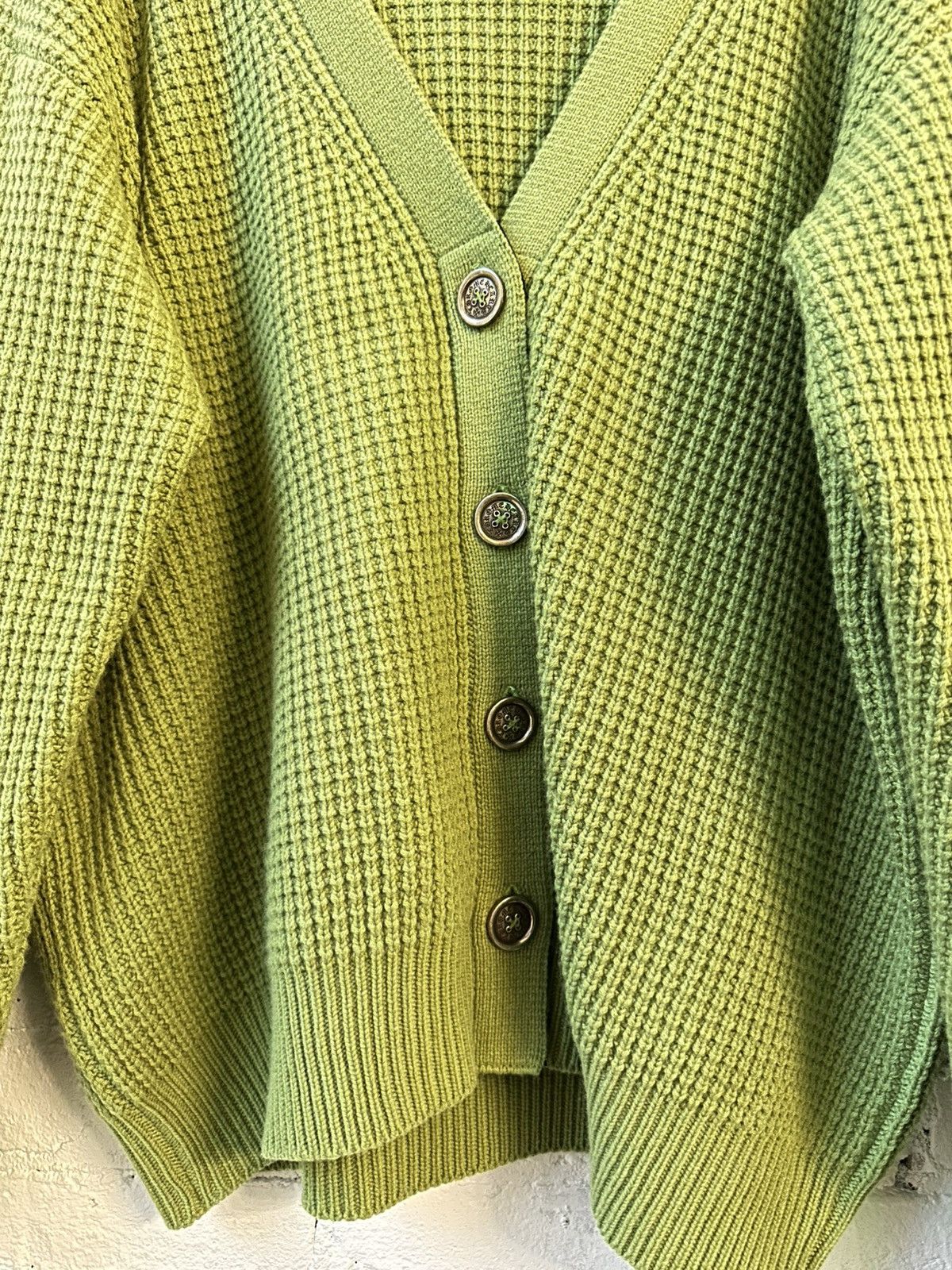 Chrome Hearts CHROME HEARTS GREEN KNITTED PATCH CARDIGAN Size US M / EU 48-50 / 2 - 3 Thumbnail