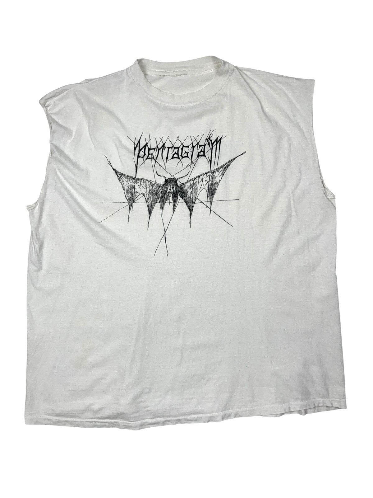 Band Tees Vintage 80s Pentagram Chile Fatal Prediction Death Metal Tee Size US XL / EU 56 / 4 - 1 Thumbnail