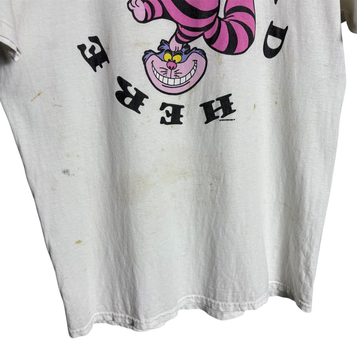 Anime × Vintage Vintage Alice In Wonderland Cat Disney Tee Size US M / EU 48-50 / 2 - 6 Thumbnail