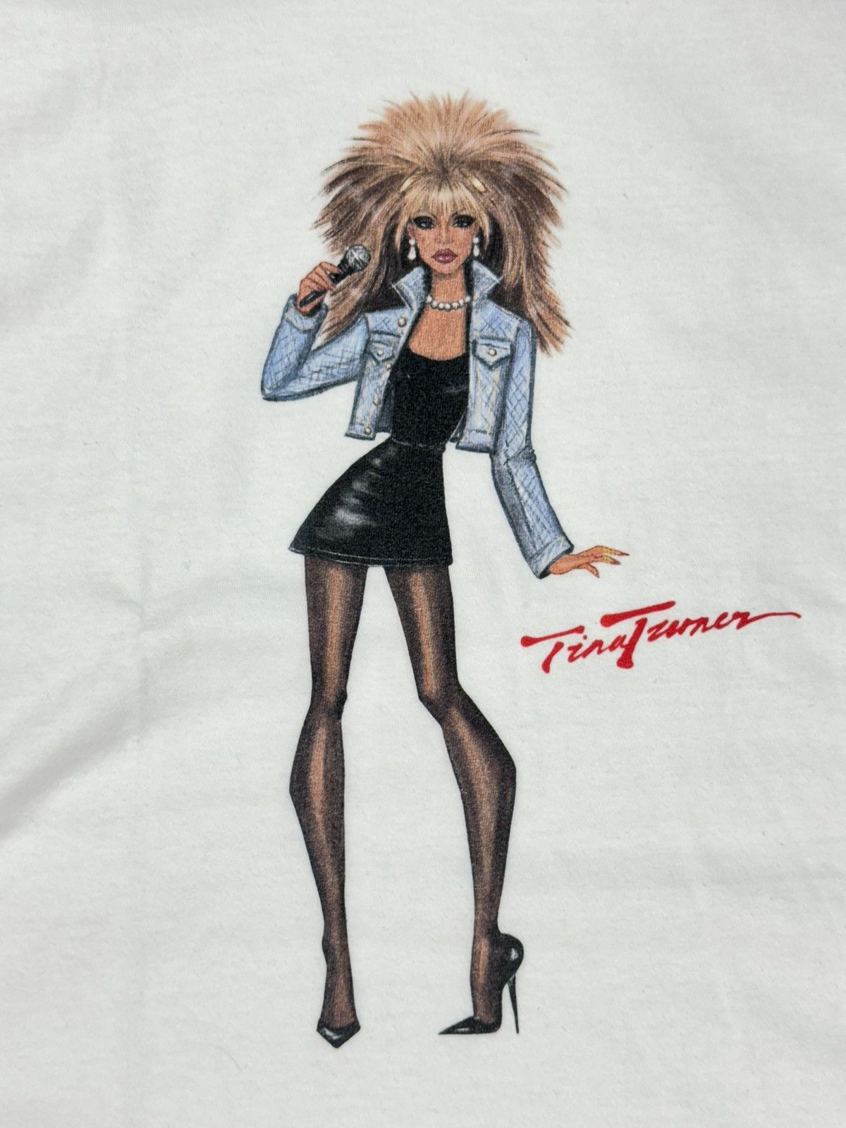 Band Tees Vintage rock t shirt Tina Turner original music casual item Size US L / EU 52-54 / 3 - 2 Thumbnail
