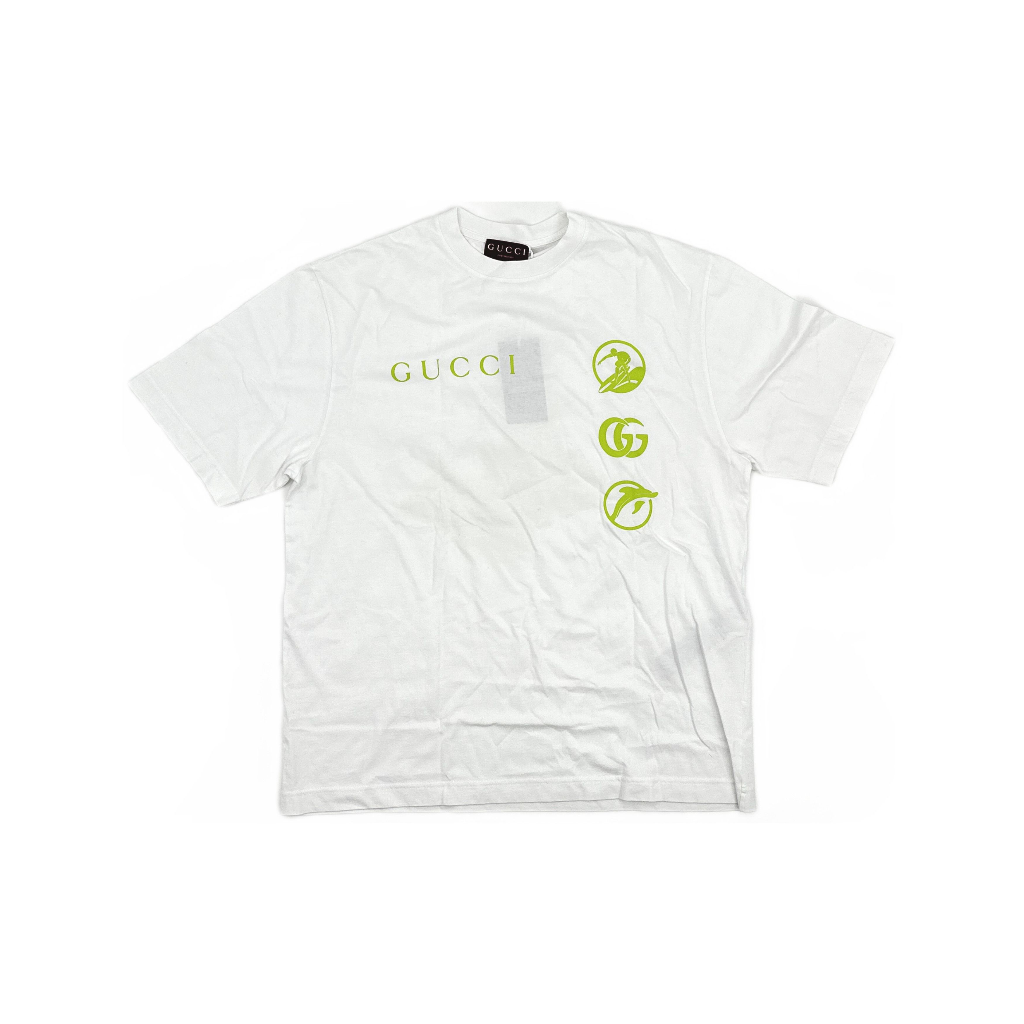 Gucci Gucci Logo Graphic T-Shirt Size M Size US M / EU 48-50 / 2 - 1 Thumbnail