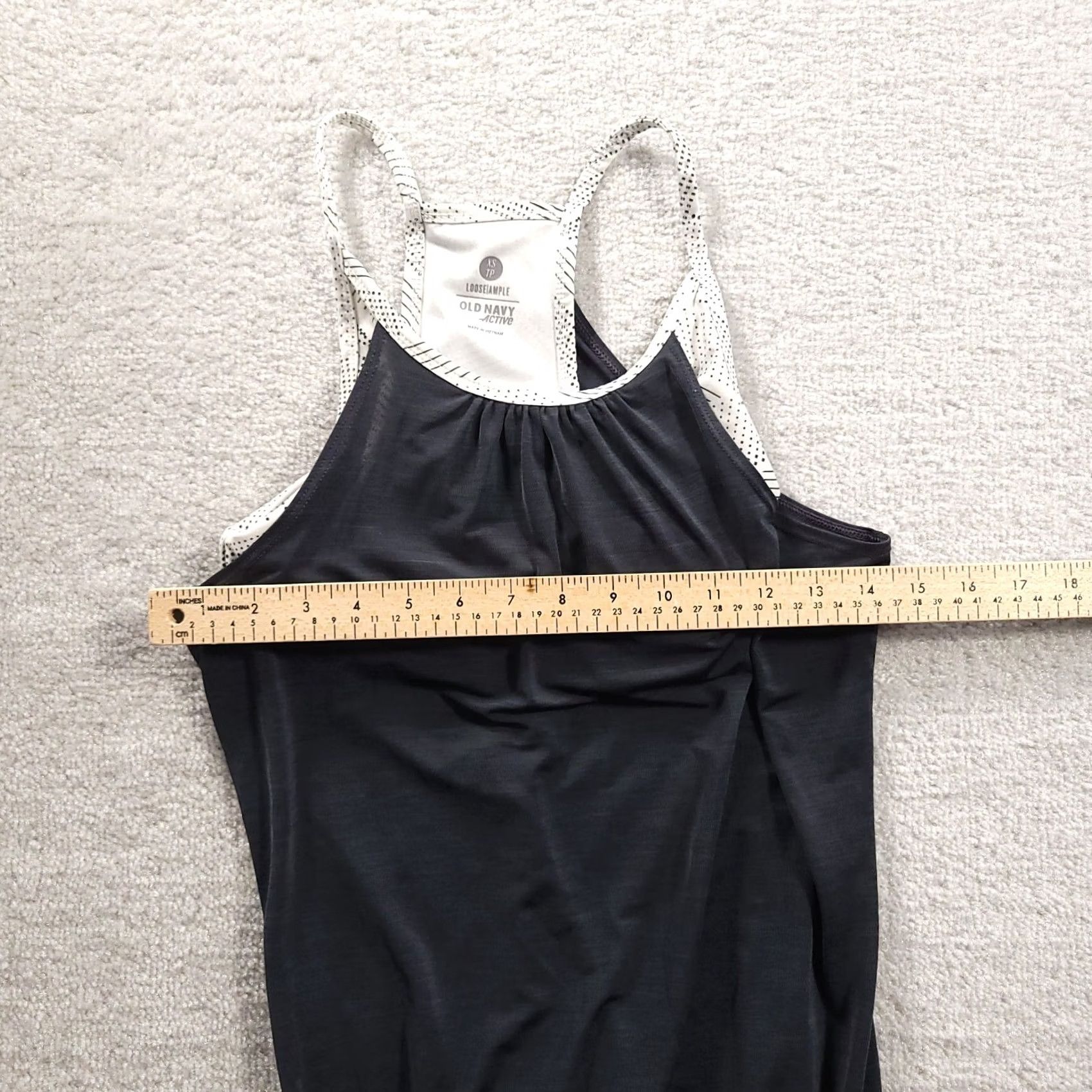Old Navy Old Navy Active Racerback Sport Bra Tank Top Shirt Gray Womens XS Size XS / US 0-2 / IT 36-38 - 3 Thumbnail