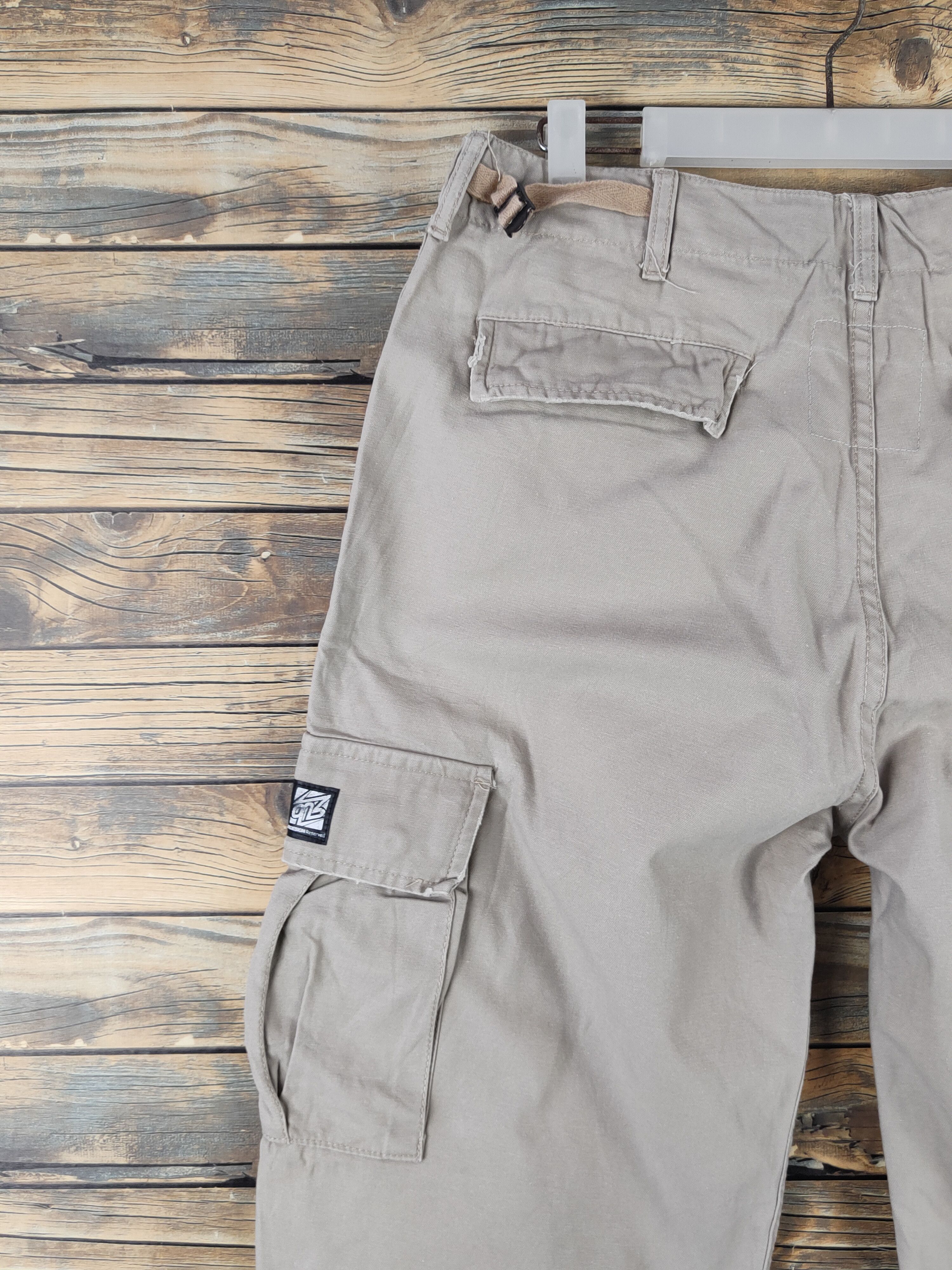 Japanese Brand DL Rub Beige Multipocket Tactical Cargo Pants #1960 Size US 32 / EU 48 - 9 Thumbnail