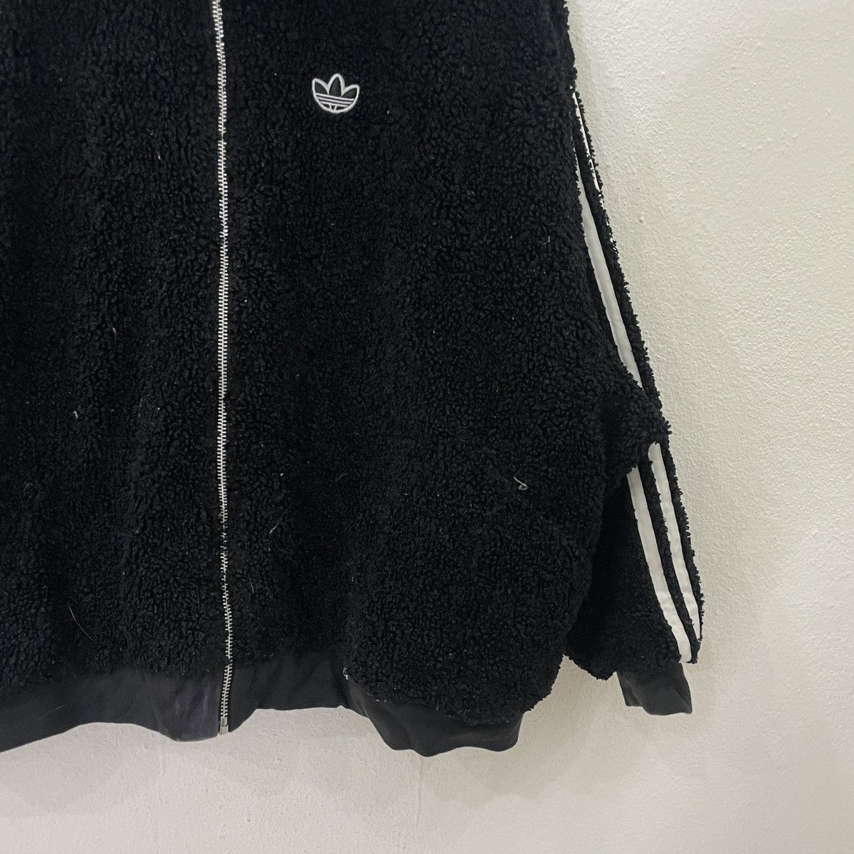 Adidas Vintage Y2k Adidas Sherpa Fleece Unisex Jacket Size US XL / EU 56 / 4 - 2 Thumbnail