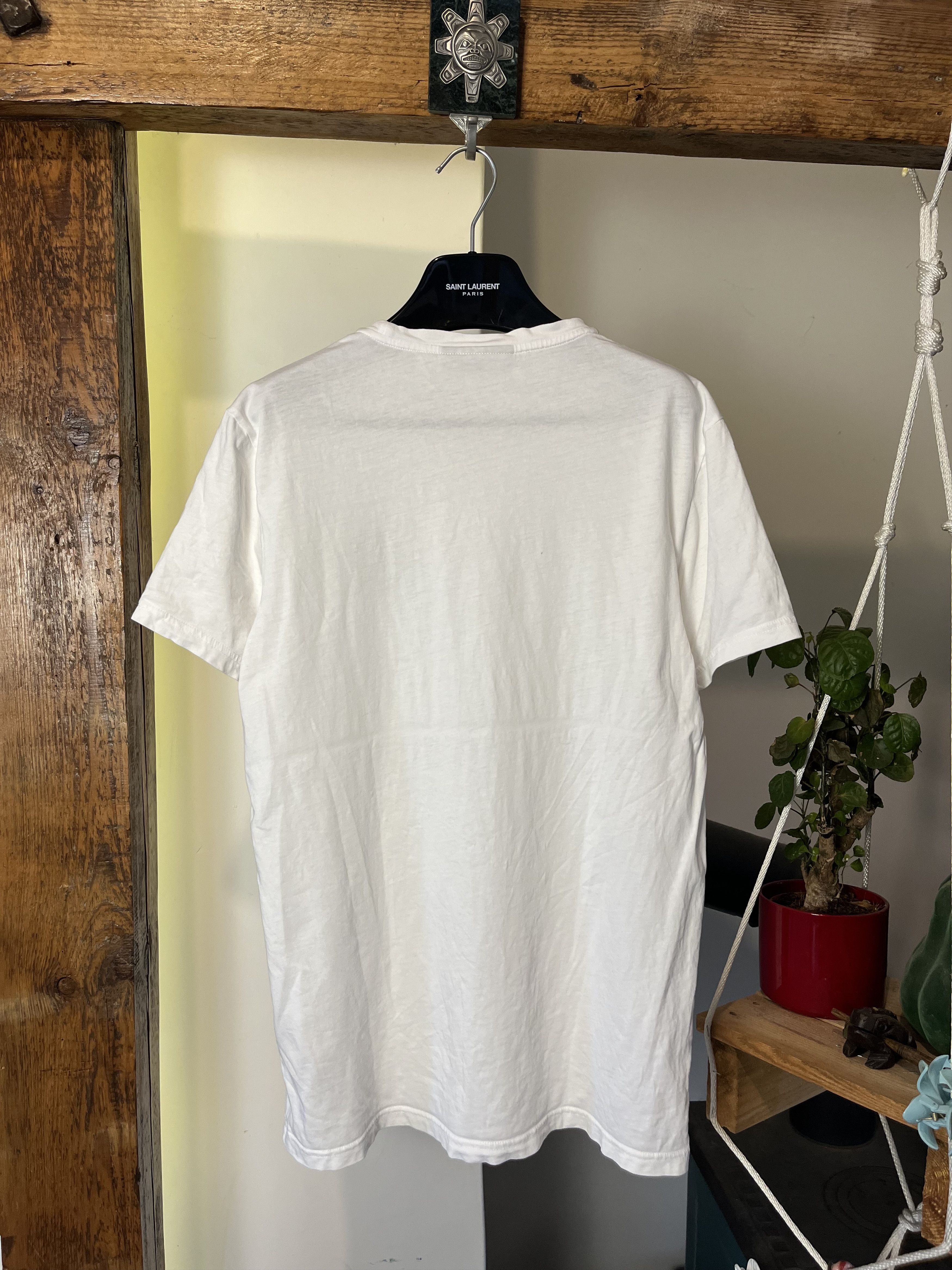 Burberry × Vintage Burberry White Circle Logo Tee Size US L / EU 52-54 / 3 - 2 Thumbnail