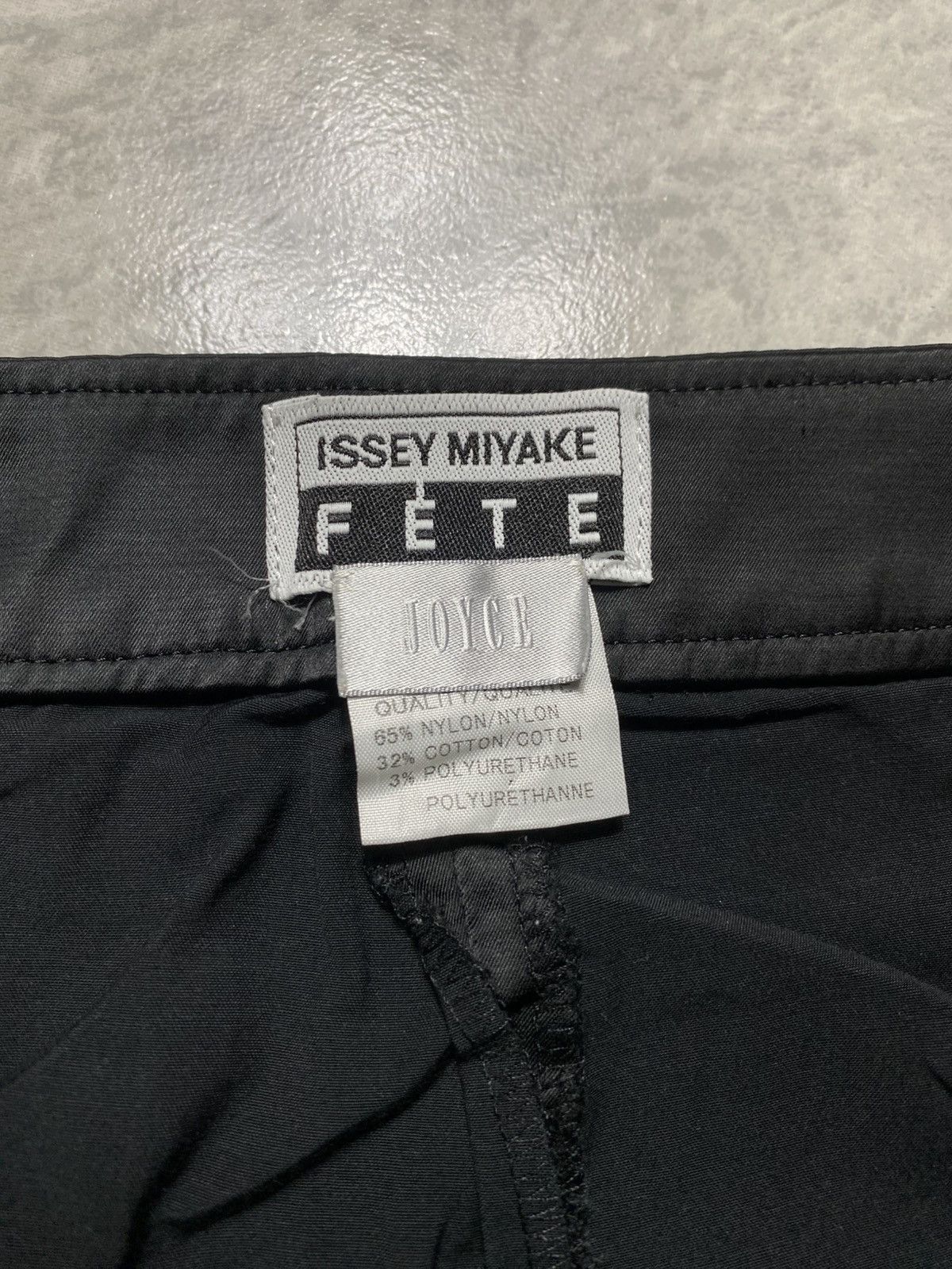 Issey Miyake ARCHIVE ISSEY MIYAKE FETE - WAX NYLON WIDE PANTS Size 29" - 6 Thumbnail