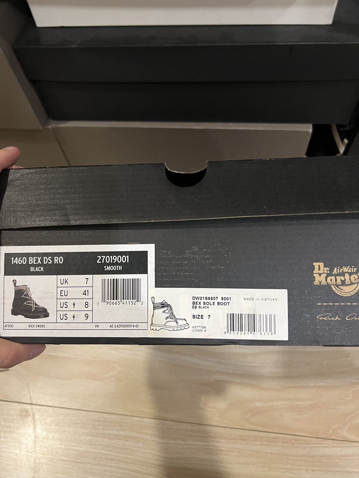Rick Owens Rick Owens dr.martens OG bex boots Size US 8 / EU 41 - 9 Thumbnail