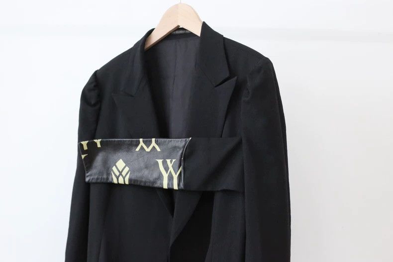 Yohji Yamamoto Yohji Yamamoto 2007 AW Leather Wool Gabardine Jacket 2506-N Size US M / EU 48-50 / 2 - 3 Thumbnail