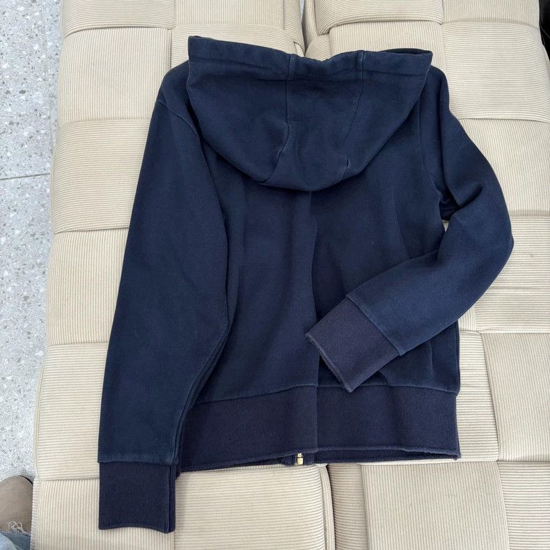 Thom Browne Thom Browne size40 Blue knit four bar zipped cap shirt Size S / US 4 / IT 40 - 2 Thumbnail