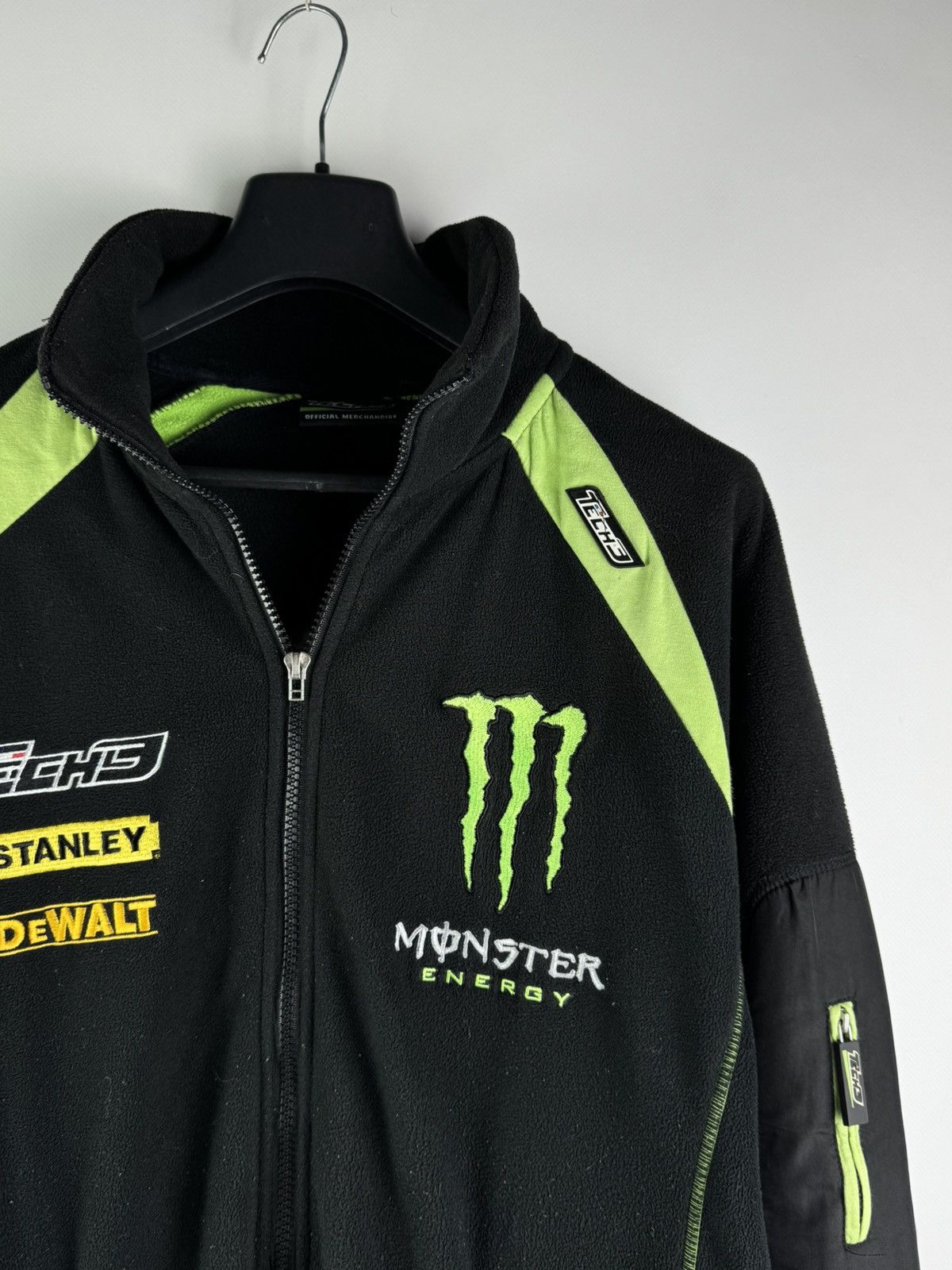 Fox Racing Monster Energy Tech 3 Racing Jacket Motorsport Fleece Jacket Size US M / EU 48-50 / 2 - 2 Thumbnail