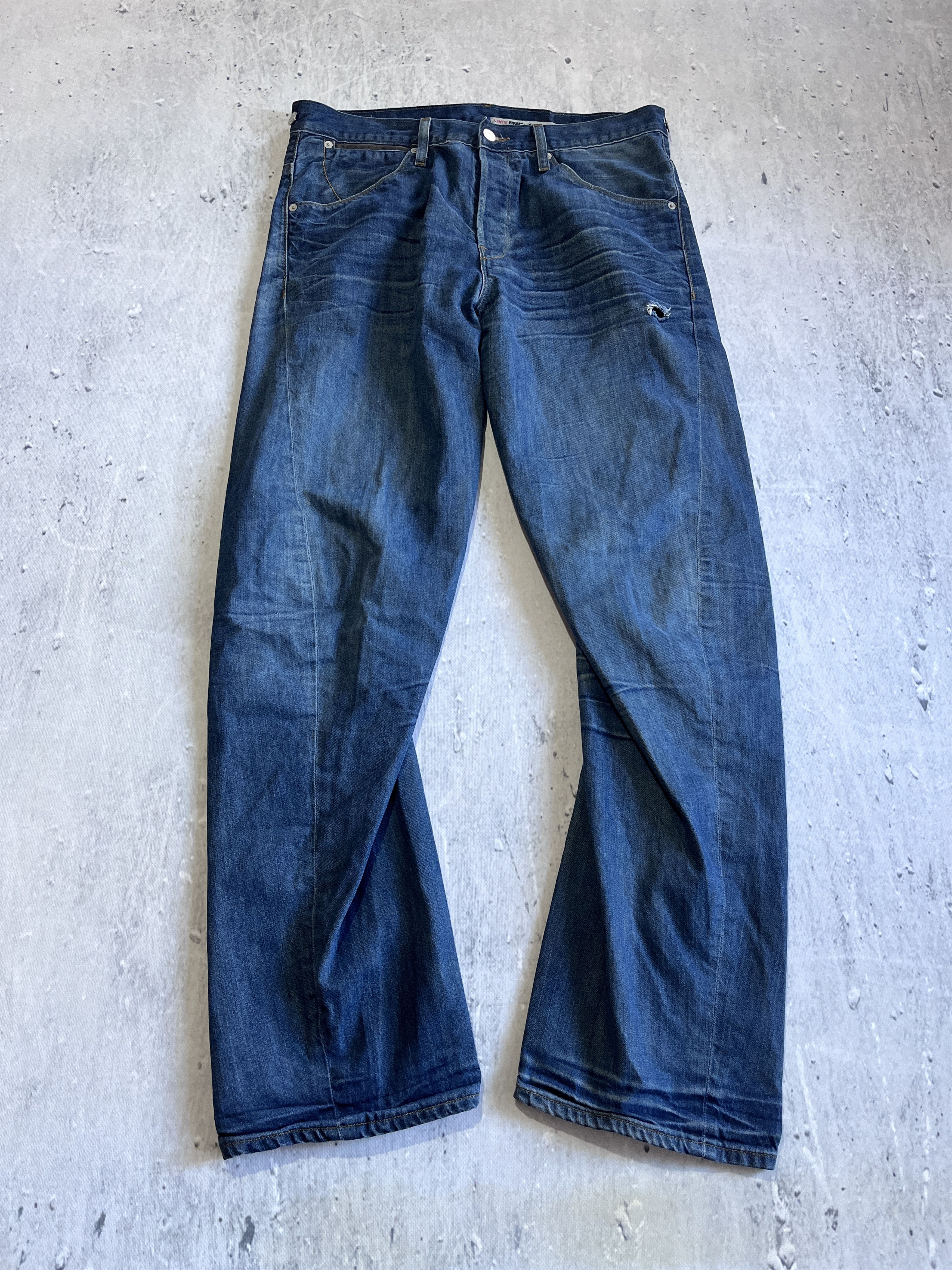 Levi's LEVI'S ENGINEERED JEANS 2009 TWISTED LEG VINTAGE Y2K DENIM Size US 33 - 1 Thumbnail