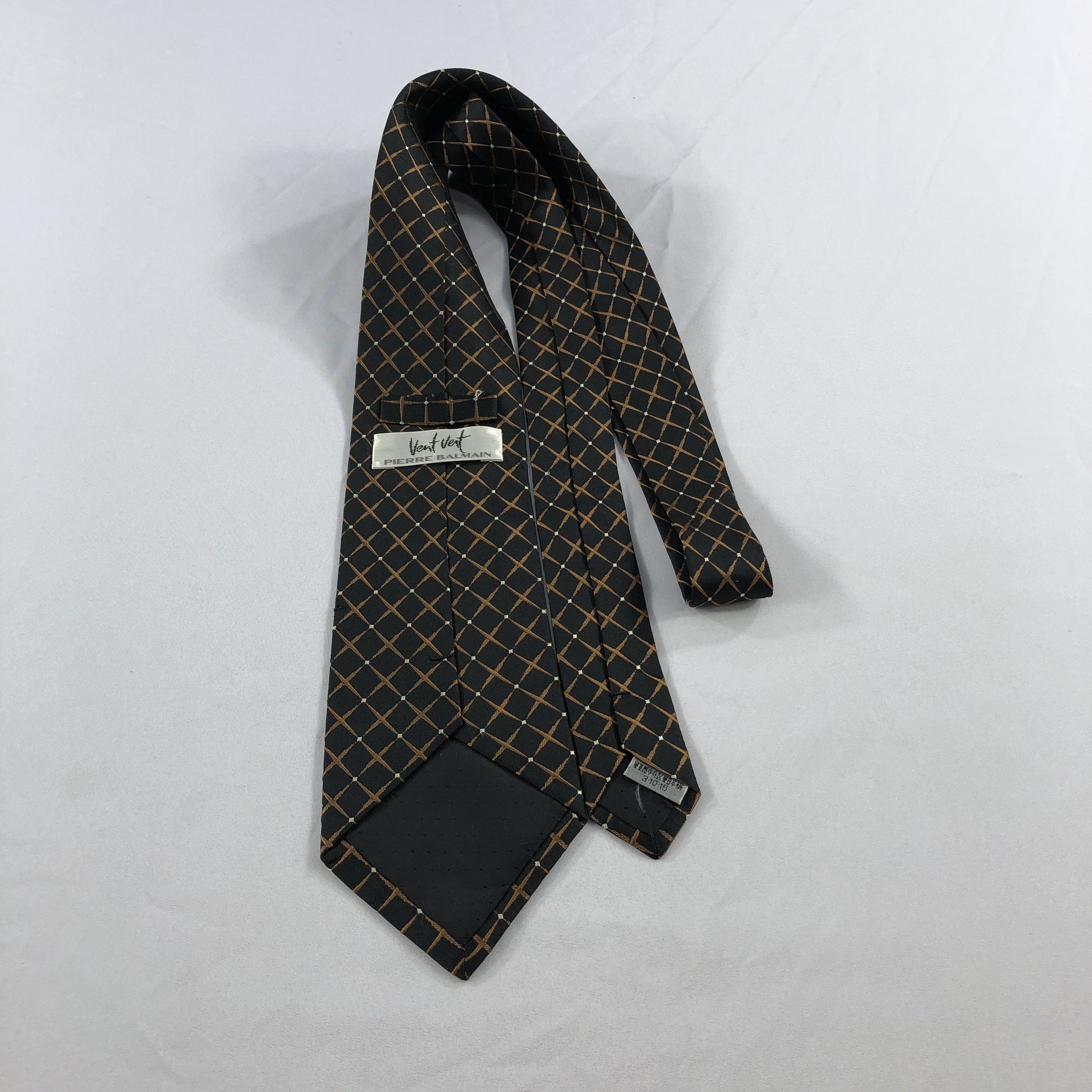 Pierre Balmain × Vintage Vent Vert by Pierre Balmain Silk Neck Ties T98 Size ONE SIZE - 2 Thumbnail