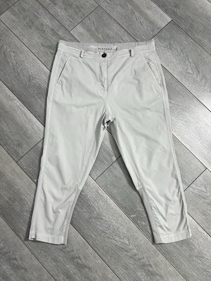 Rundholz Rundholz DIP Women’s Pants Grey Feels Cotton Size L-XL Size 32" / US 10 / IT 46 - 12 Thumbnail
