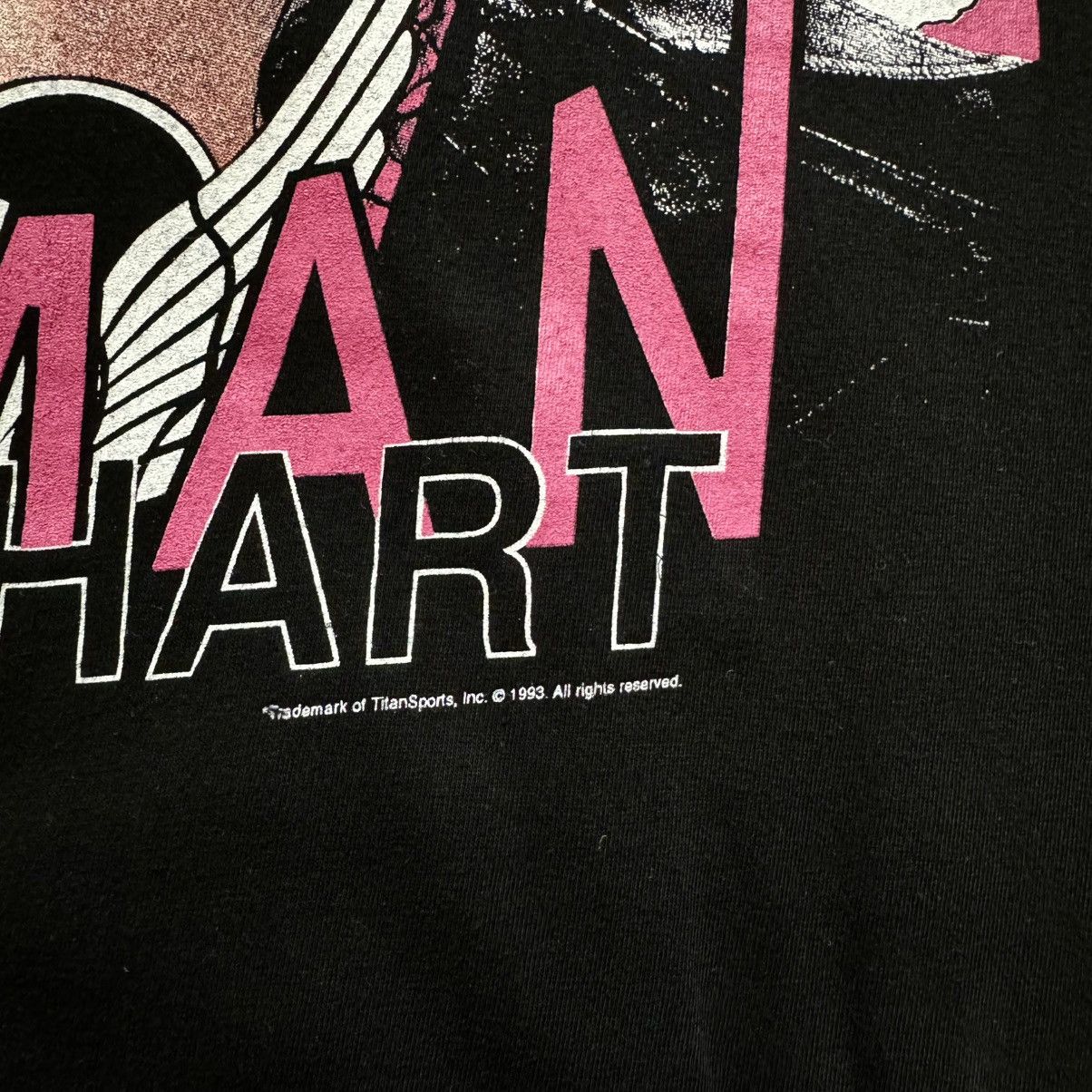 WWE Bret Hart hitman 1993 vintage wwe wwf wrestling titansports Size US XL / EU 56 / 4 - 5 Thumbnail