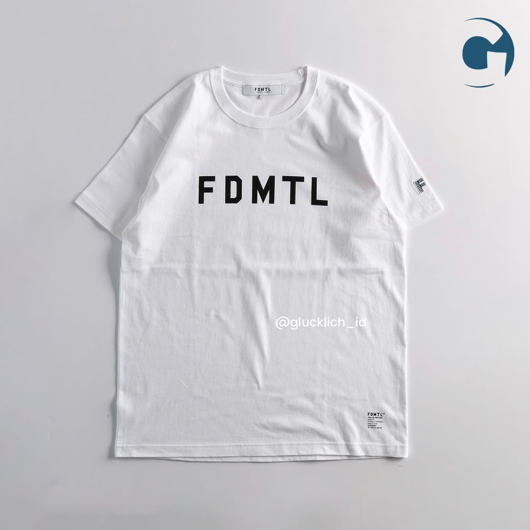 FDMTL FDMTL, Logo Indigo Tee 23SS in White Size US M / EU 48-50 / 2 - 1 Thumbnail