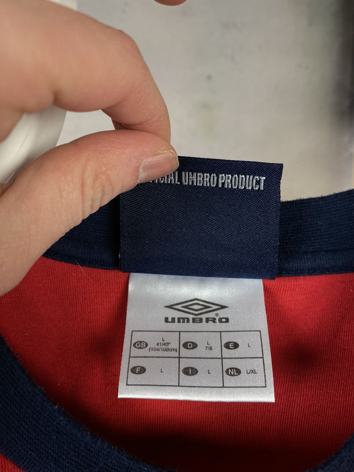 Umbro 🎳Vintage T-Shirt Umbro Striped Tee🎳 Size US L / EU 52-54 / 3 - 10 Thumbnail