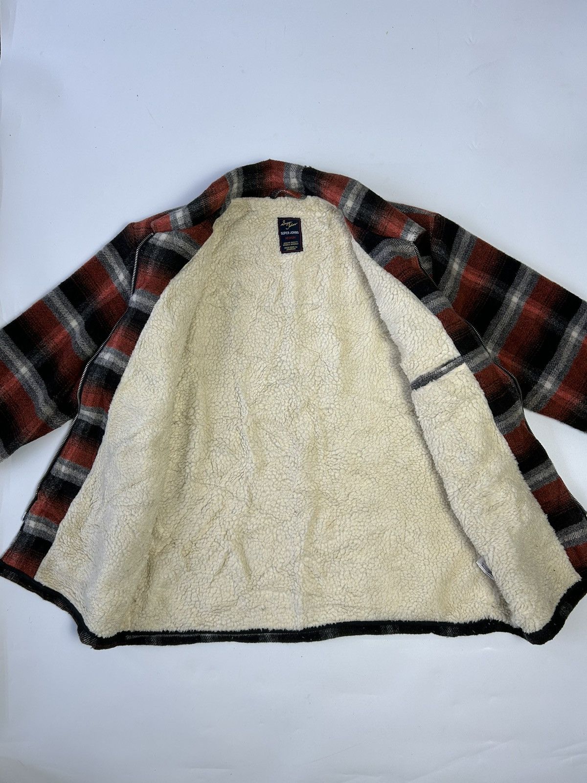 Vintage SUPER JOHNS UNION MADE BY JEMORGAN FLEECE JACKET Size US M / EU 48-50 / 2 - 2 Thumbnail